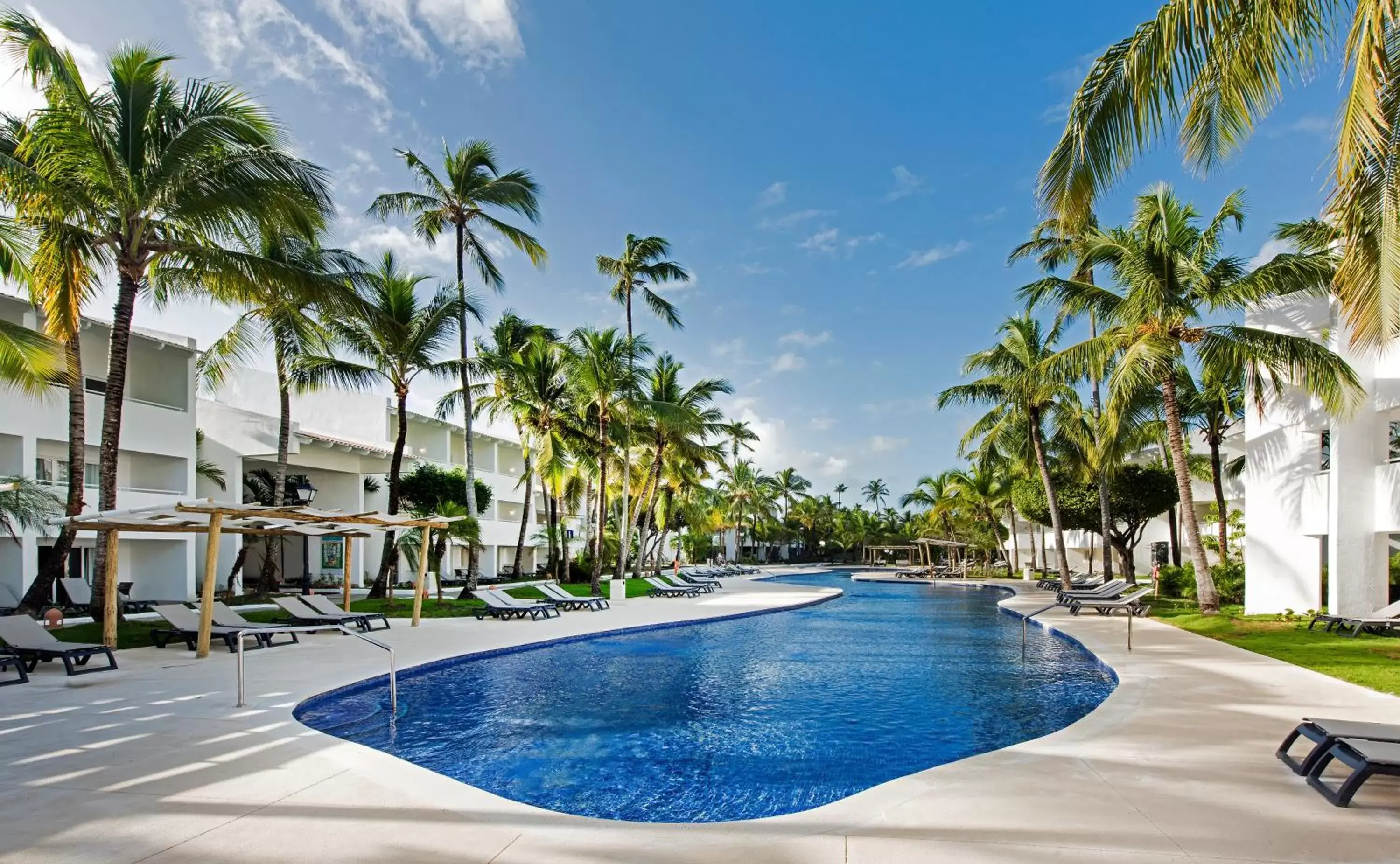 Pool view in Occidental Punta Cana - All Inclusive Pool view in Occidental Punta Cana - All Inclusive