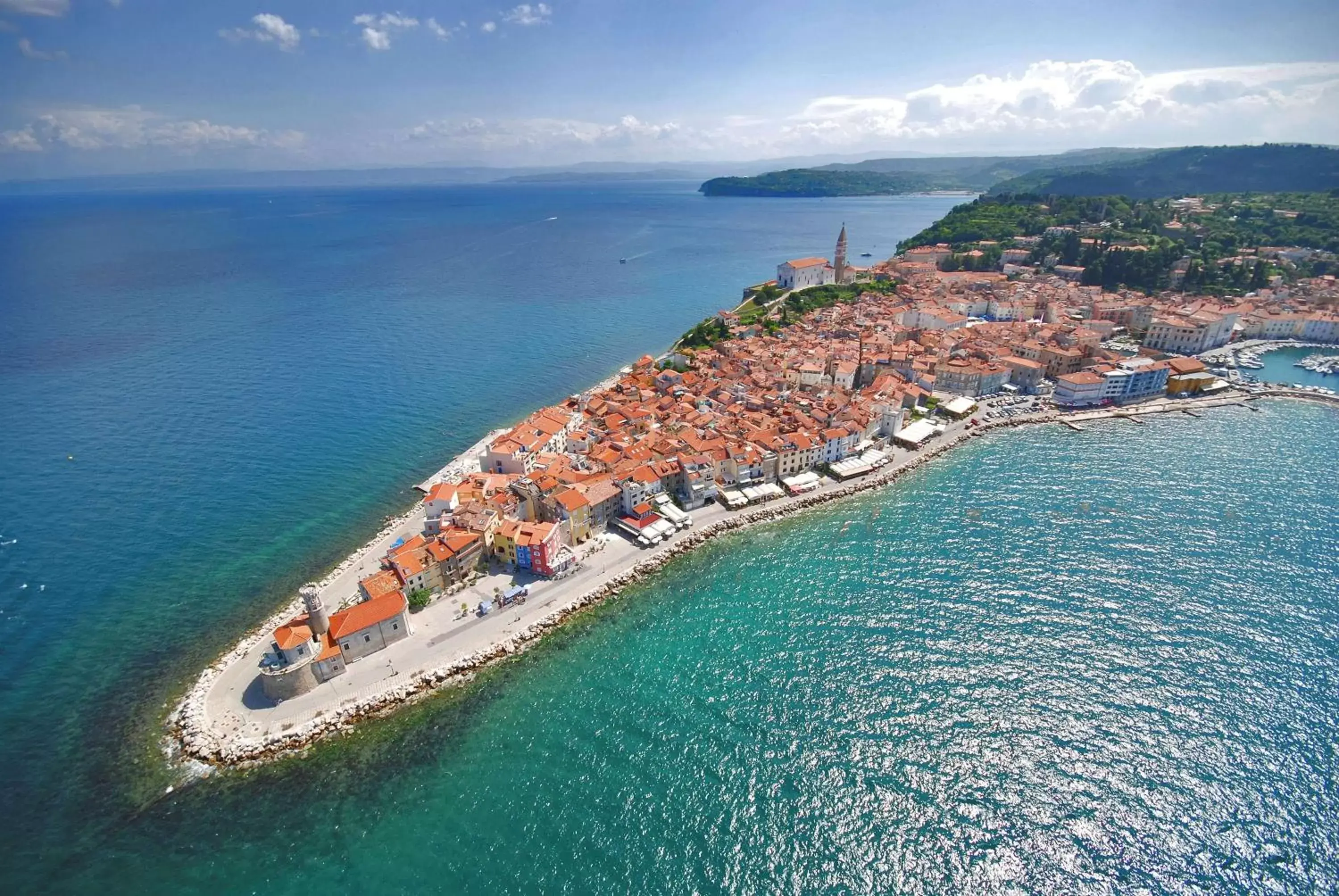 City view, Bird's-eye View in Hotel Kempinski Palace Portorož