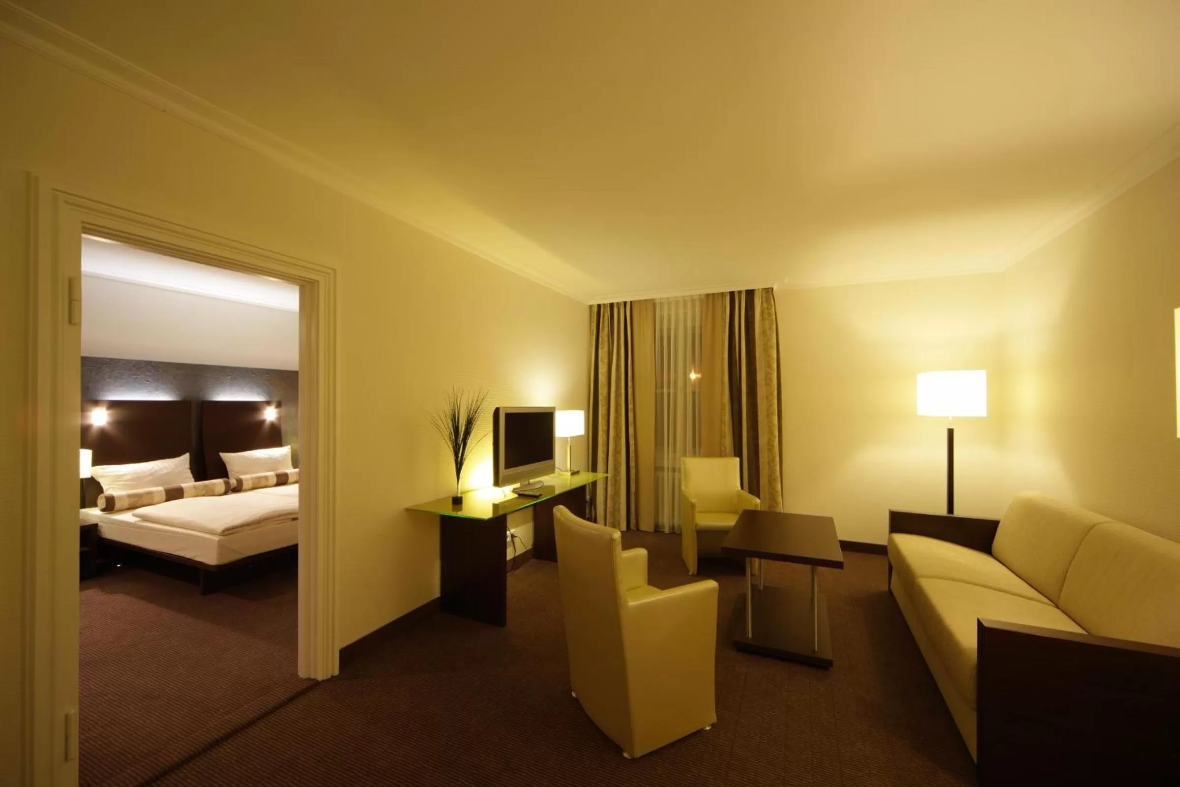 TV and multimedia, Bed in Hotel am See