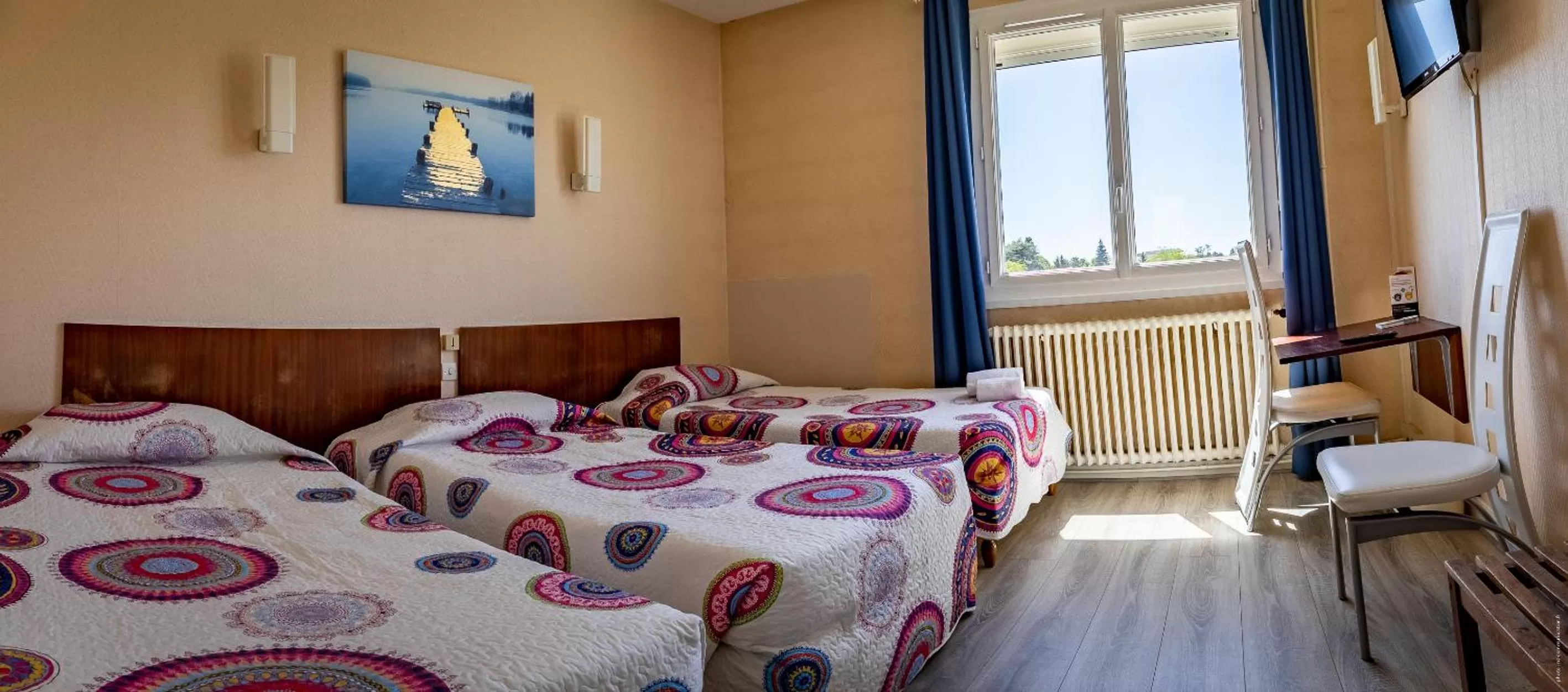 Bed in Hotel Christina