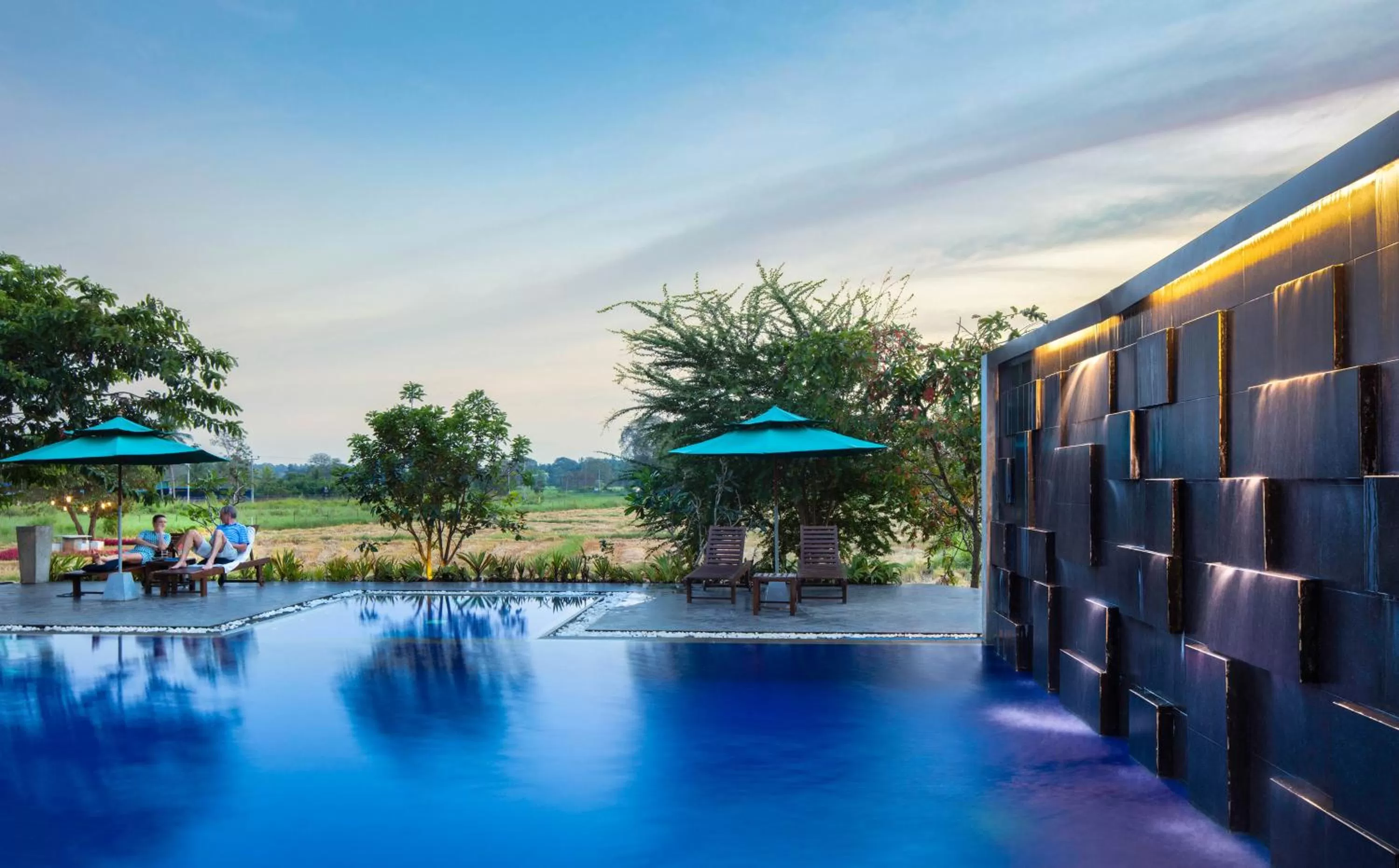 Pool view in Kubura Resort