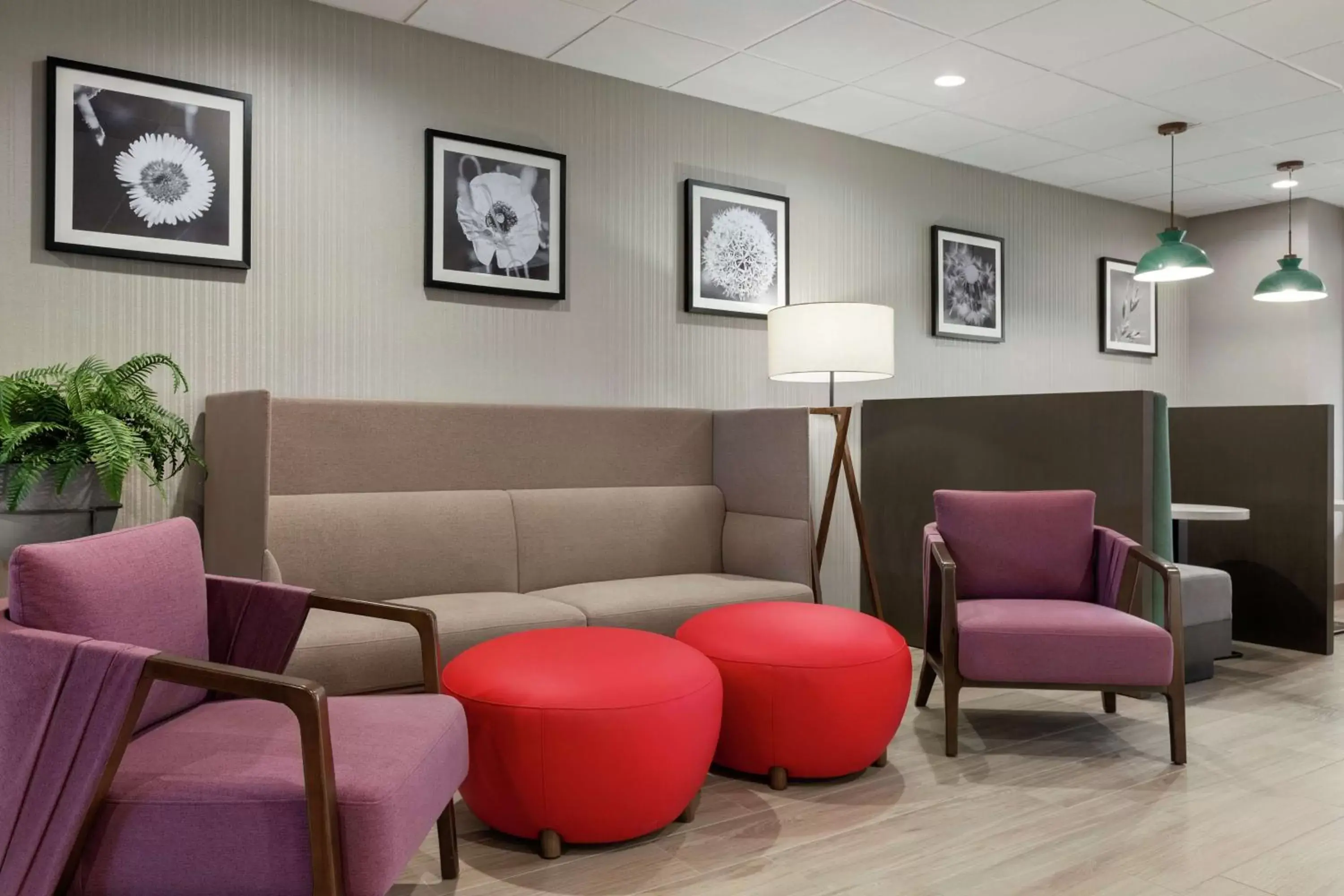 Lobby or reception, Seating Area in Hampton Inn & Suites Houston-Cypress Station