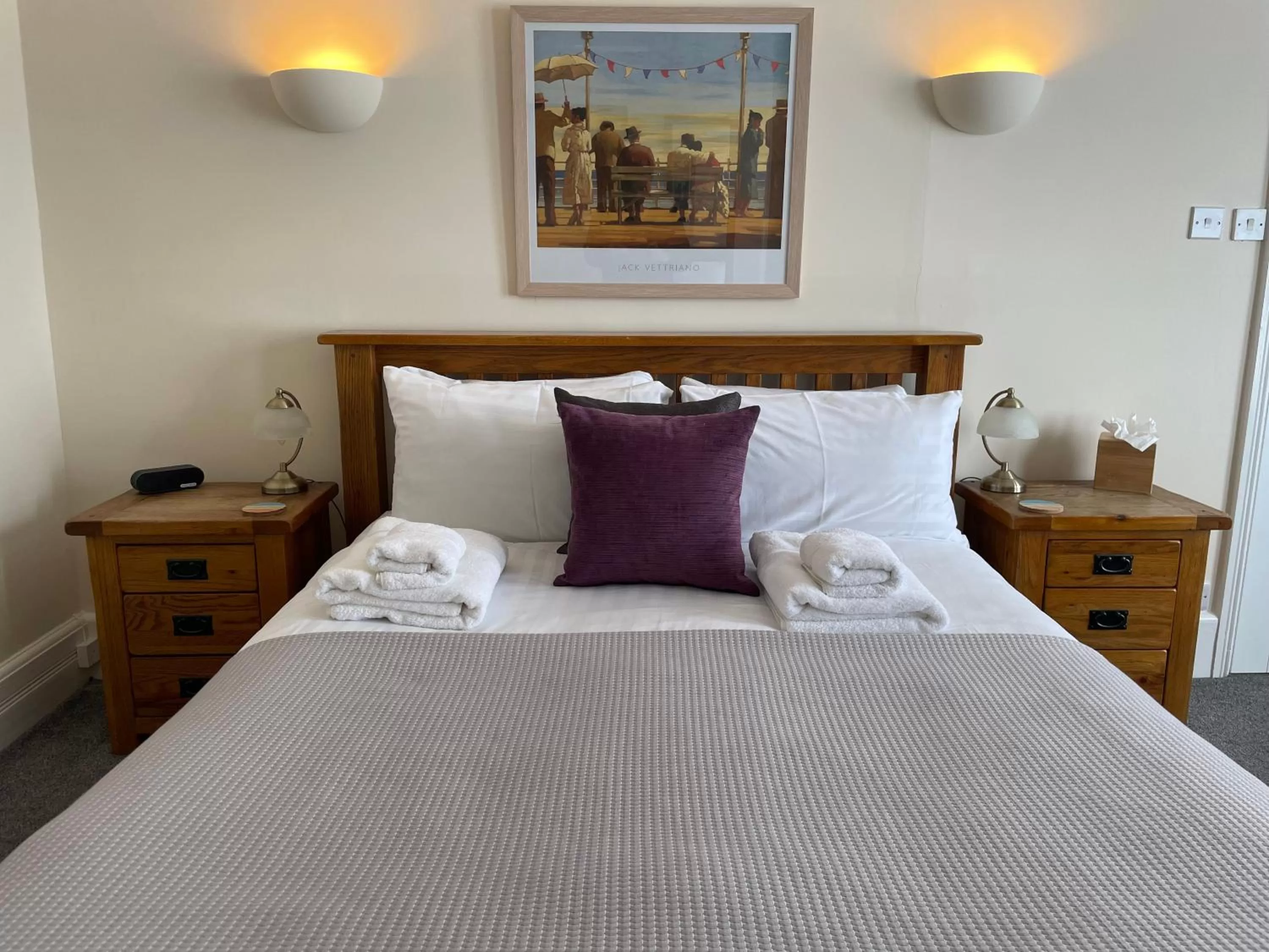 Bed in The Red Lion Hotel