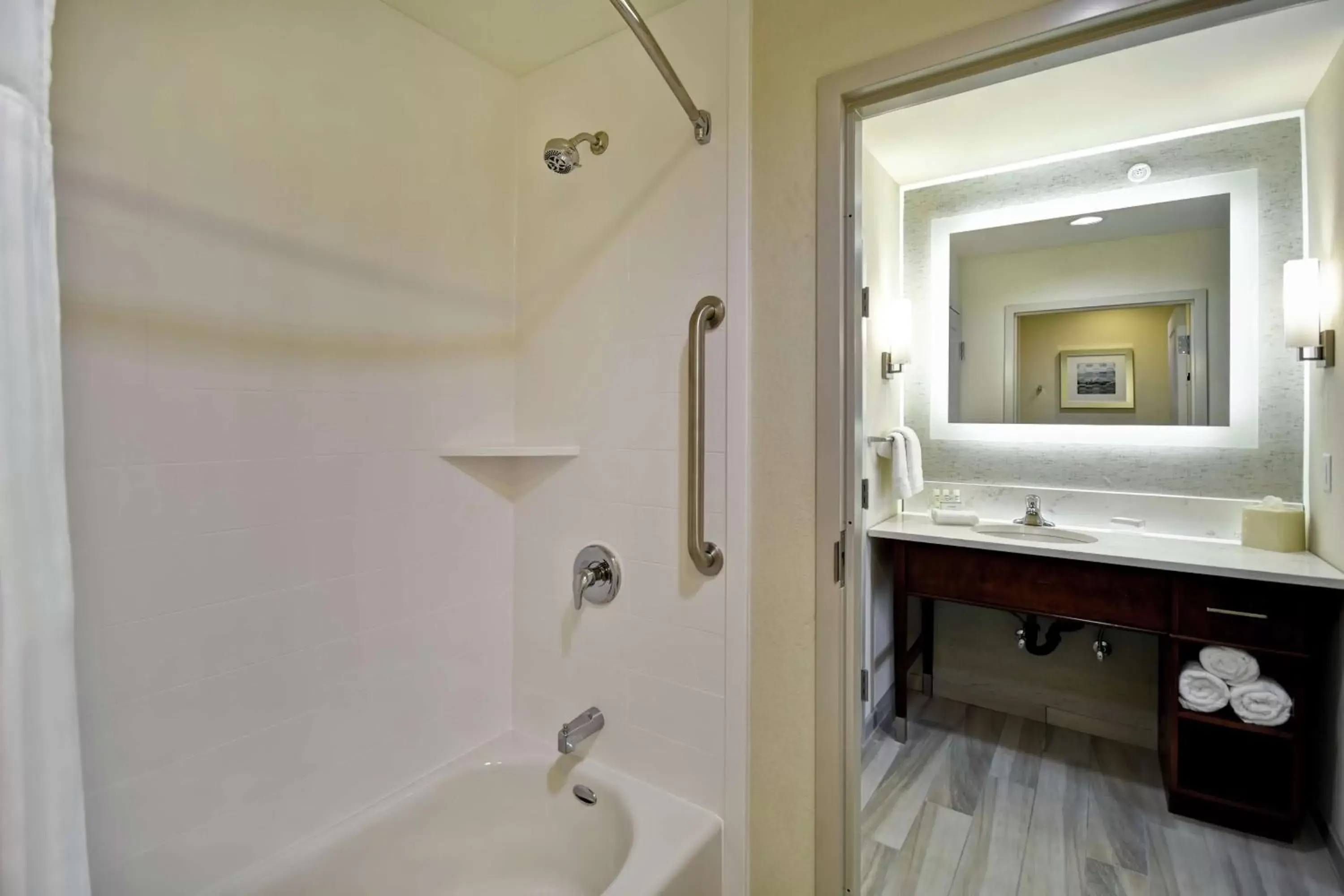 Bathroom in Homewood Suites By Hilton Salt Lake City Airport
