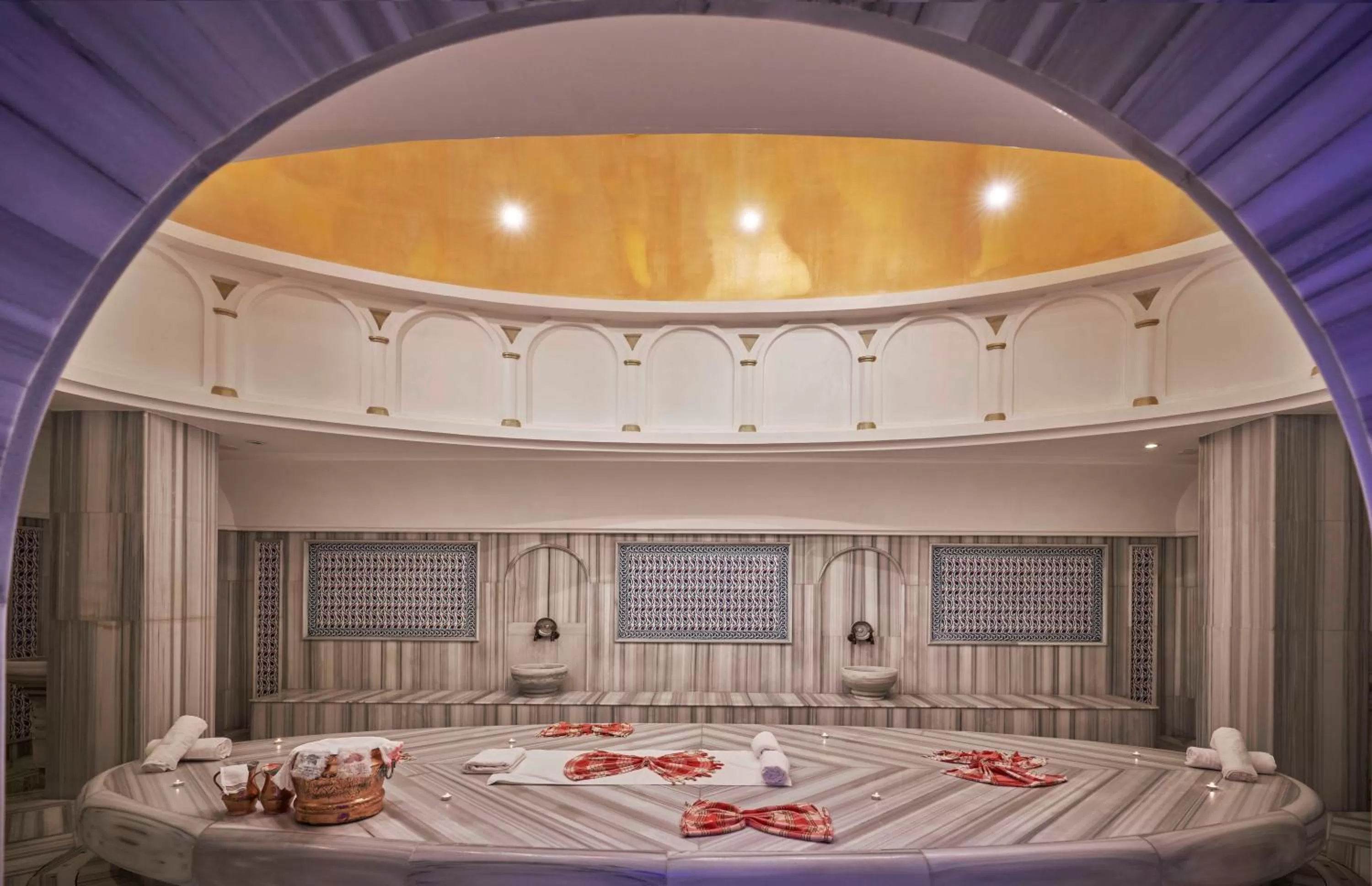 Steam room, Bed in Calista Luxury Resort