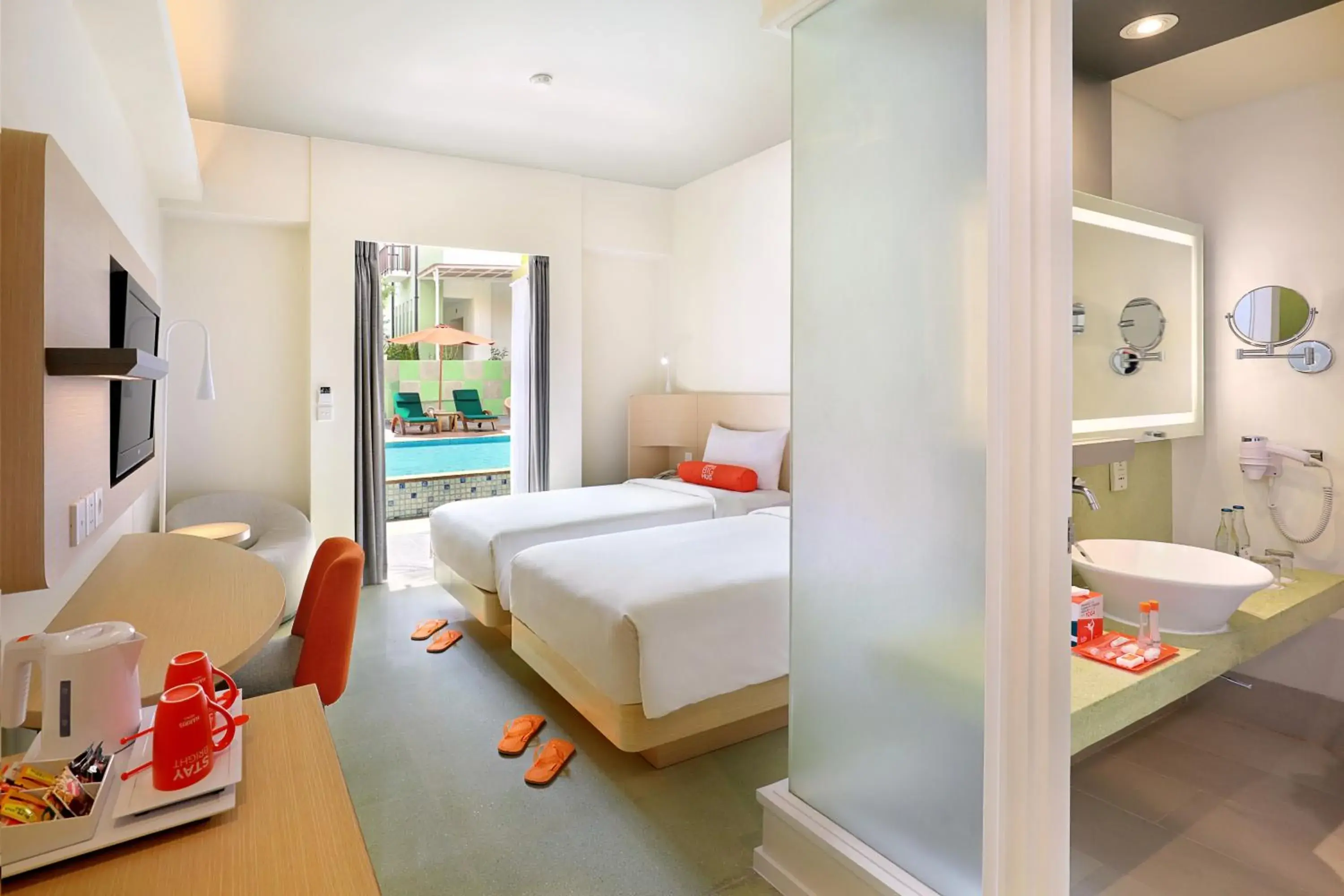 Bedroom, Bed in HARRIS Hotel Kuta Tuban Bali Bedroom, Bed in HARRIS Hotel Kuta Tuban Bali