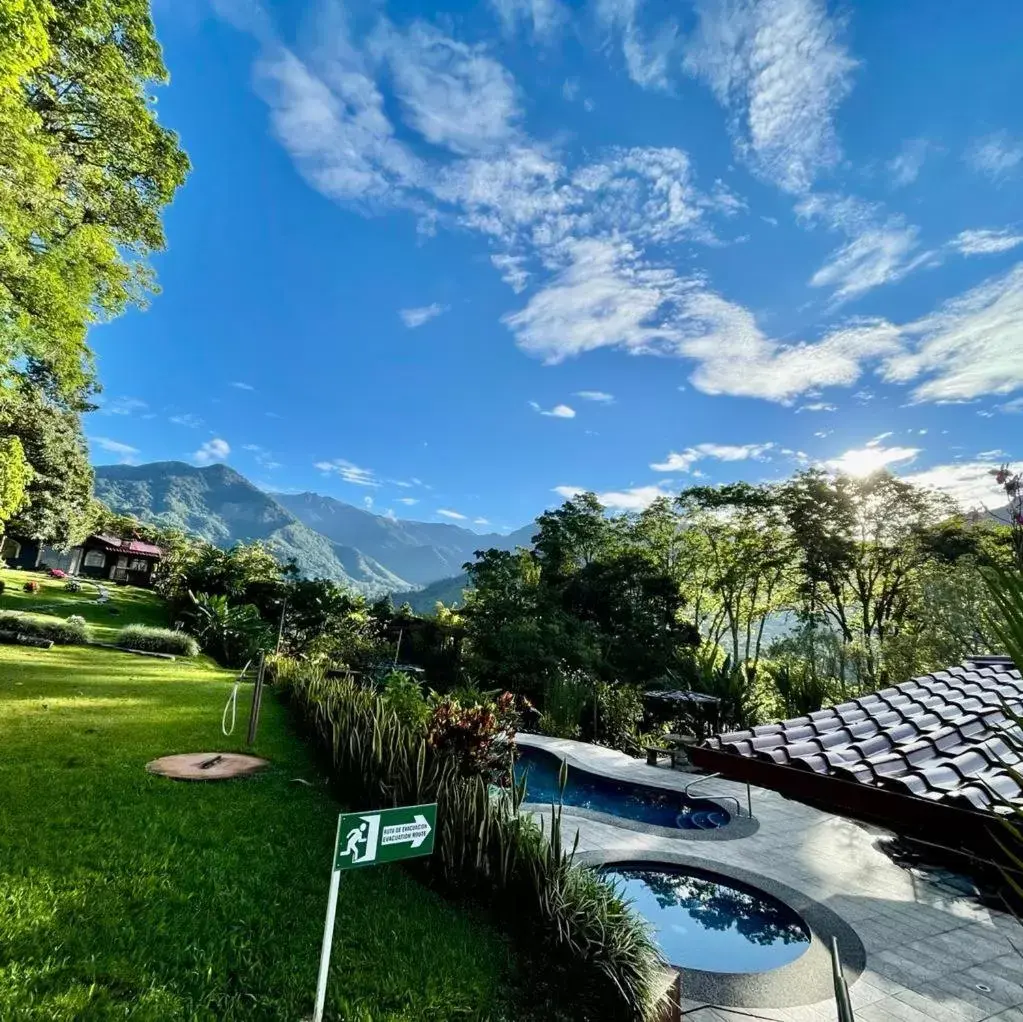 Natural landscape, Pool View in Hotel de Montaña El Pelicano