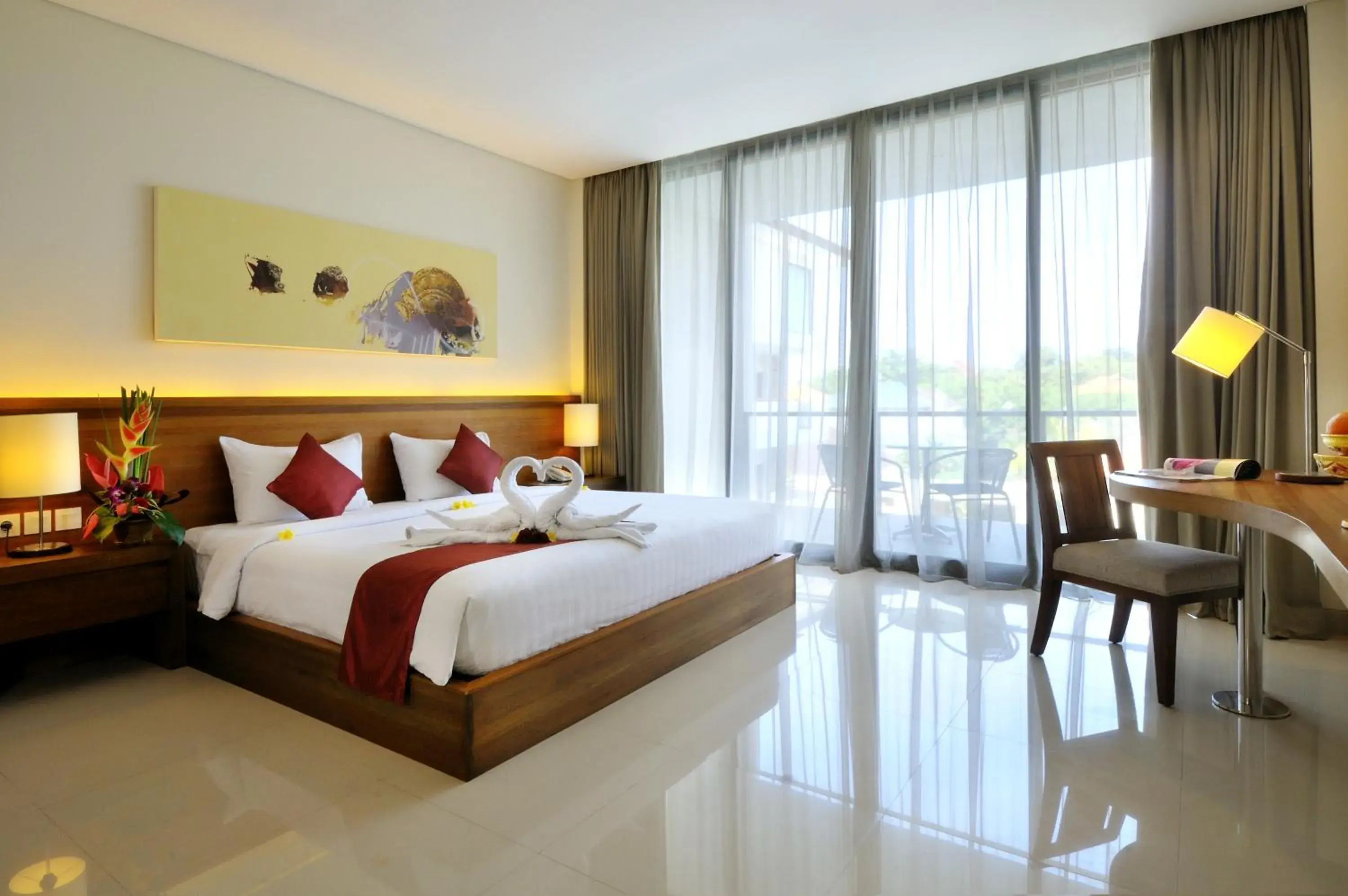 Bed in Taksu Sanur Hotel