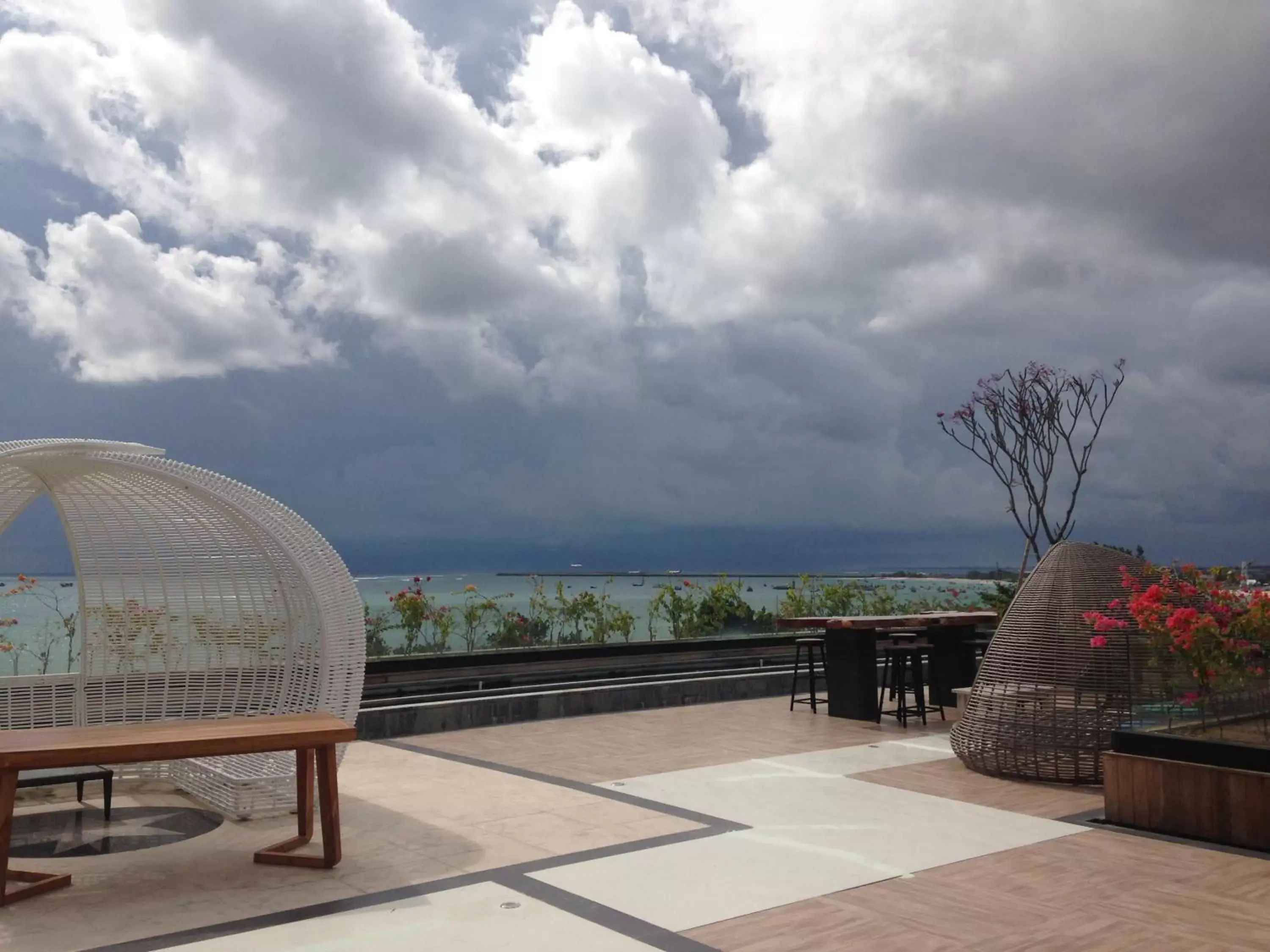 Sea view, Patio/Outdoor Area in Jimbaran Bay Beach Resort and Spa by Prabhu