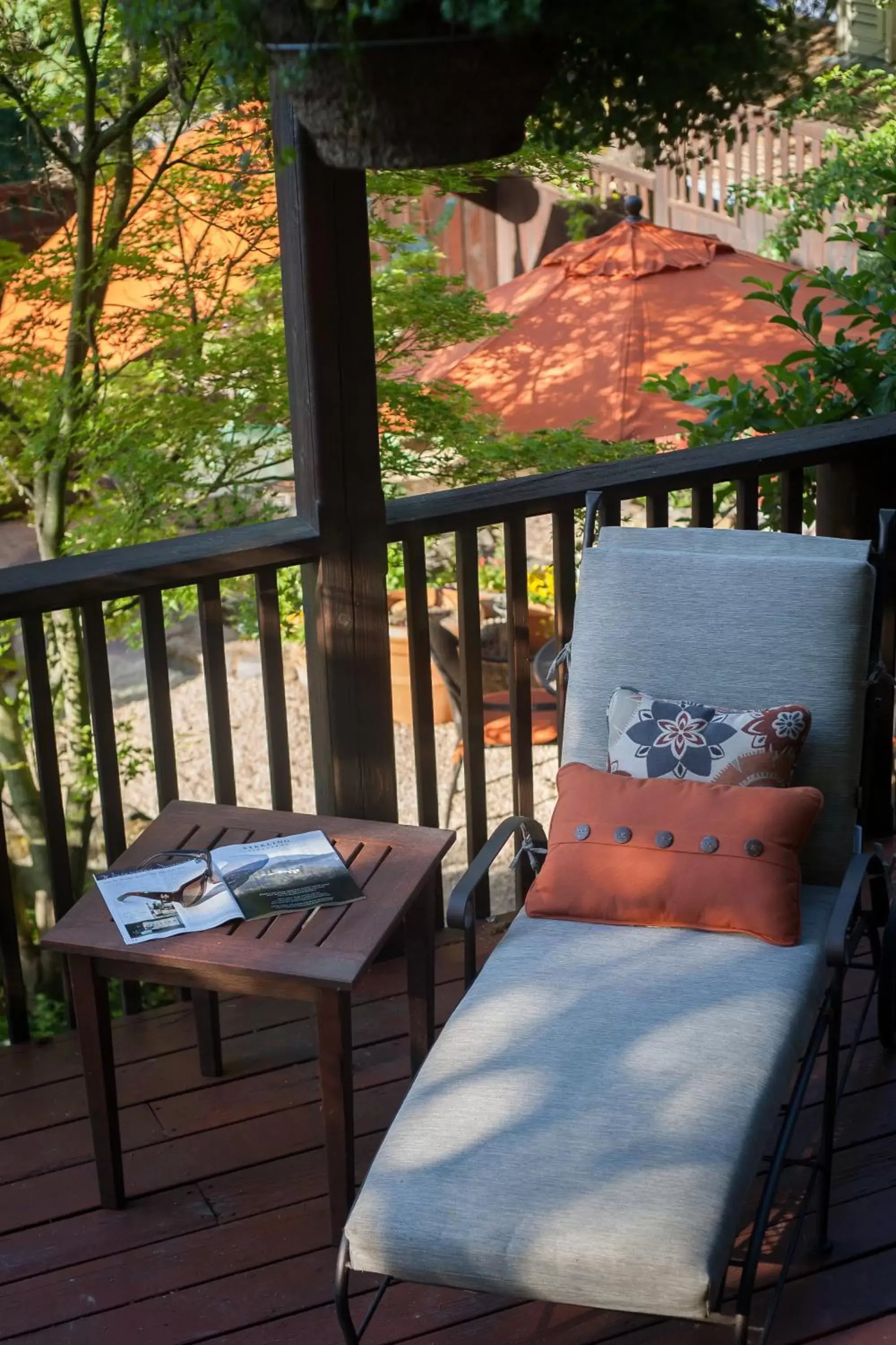 Balcony/Terrace in Calistoga Wine Way Inn