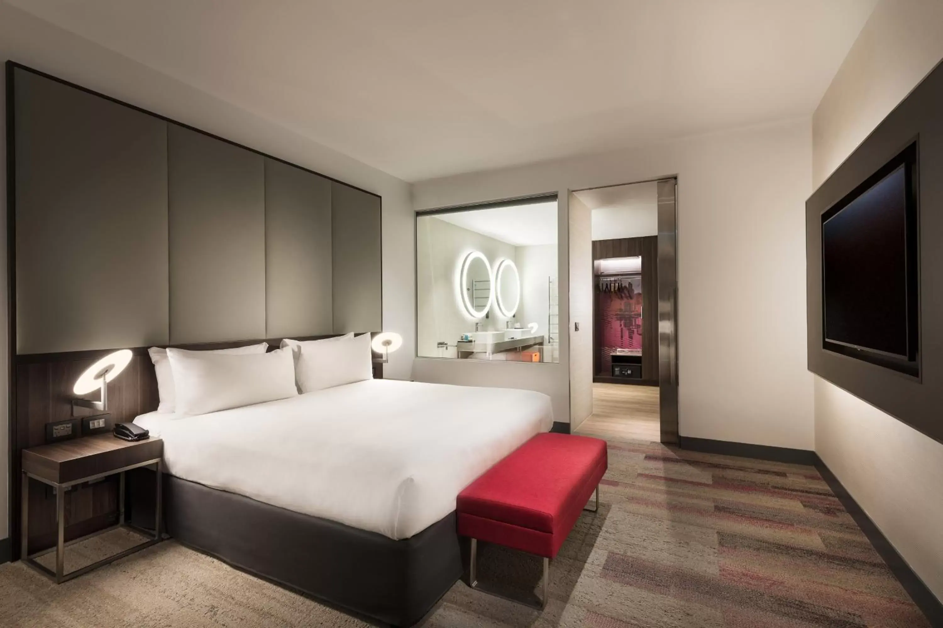 Bedroom, Bed in Aloft Perth