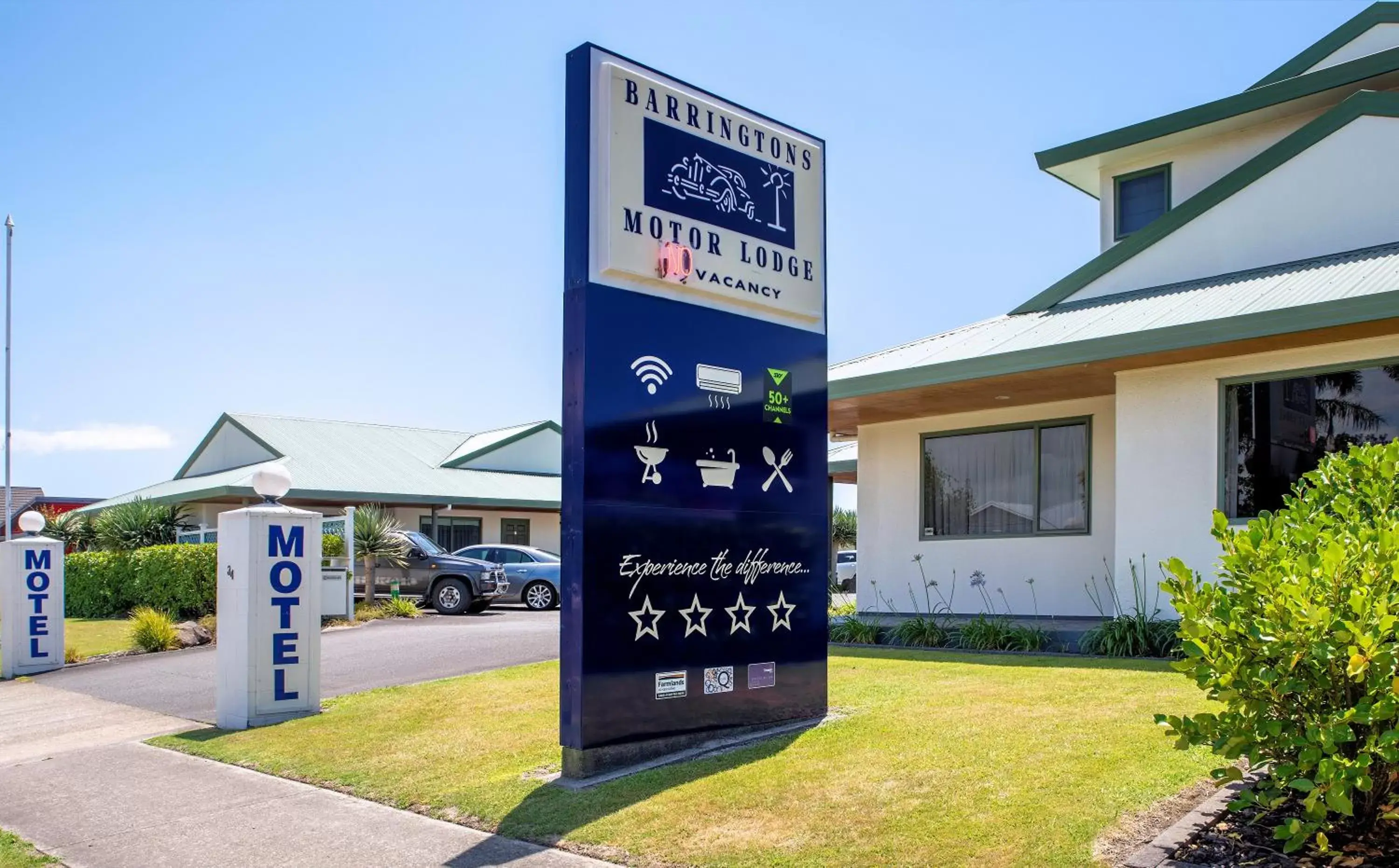 Property logo or sign in Barringtons Motor Lodge