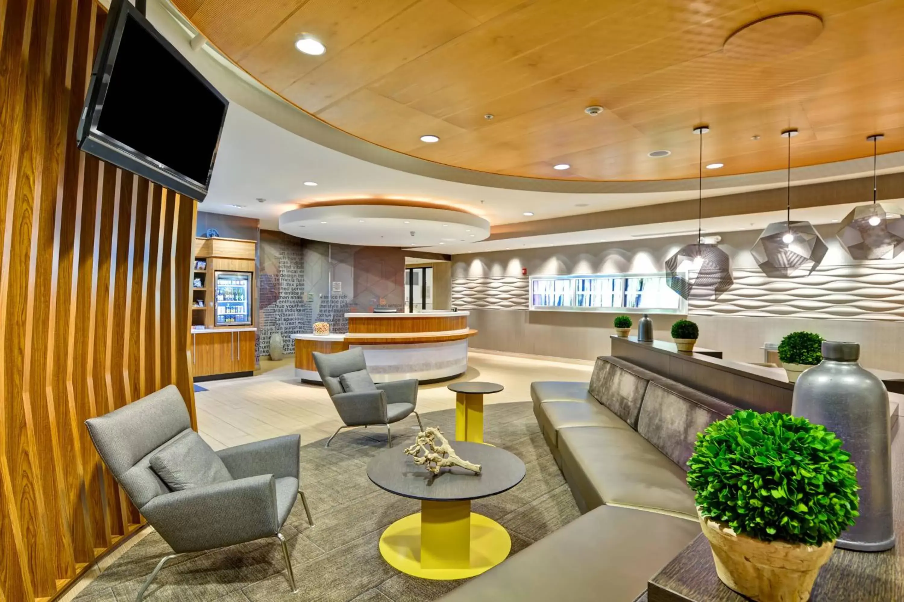 Lobby or reception in SpringHill Suites Cincinnati Airport South