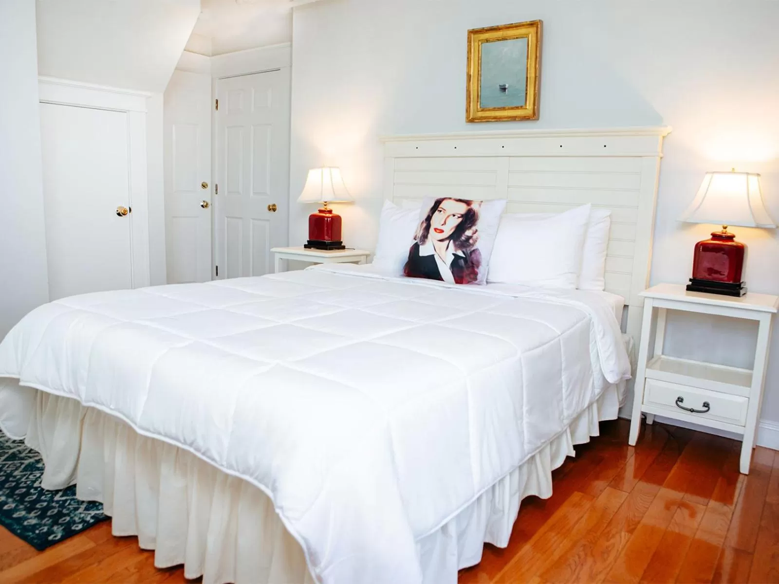 Bed in The Provincetown Hotel at Gabriel's