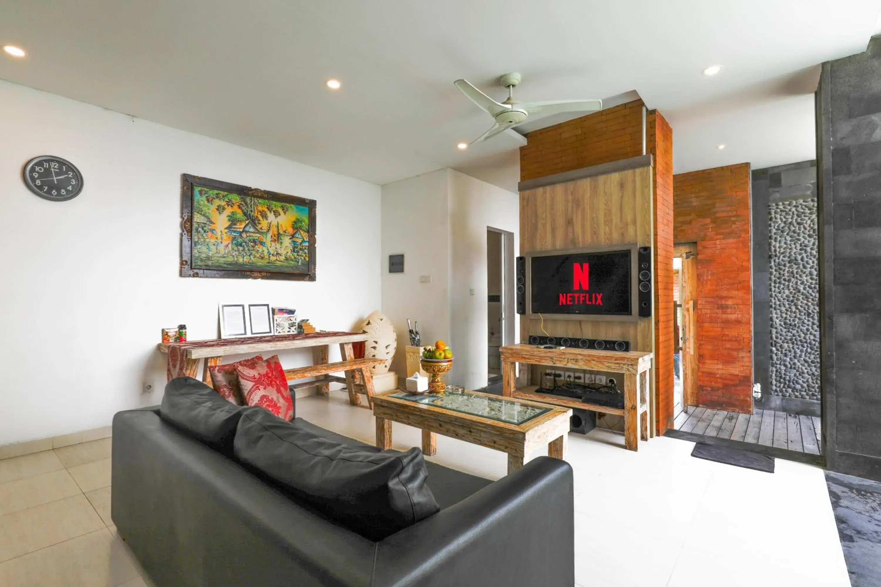 TV and multimedia, Seating Area in Puri Bagus Villa Legian Kuta