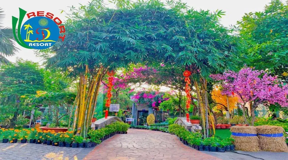 Garden in Thanh Dat Resort