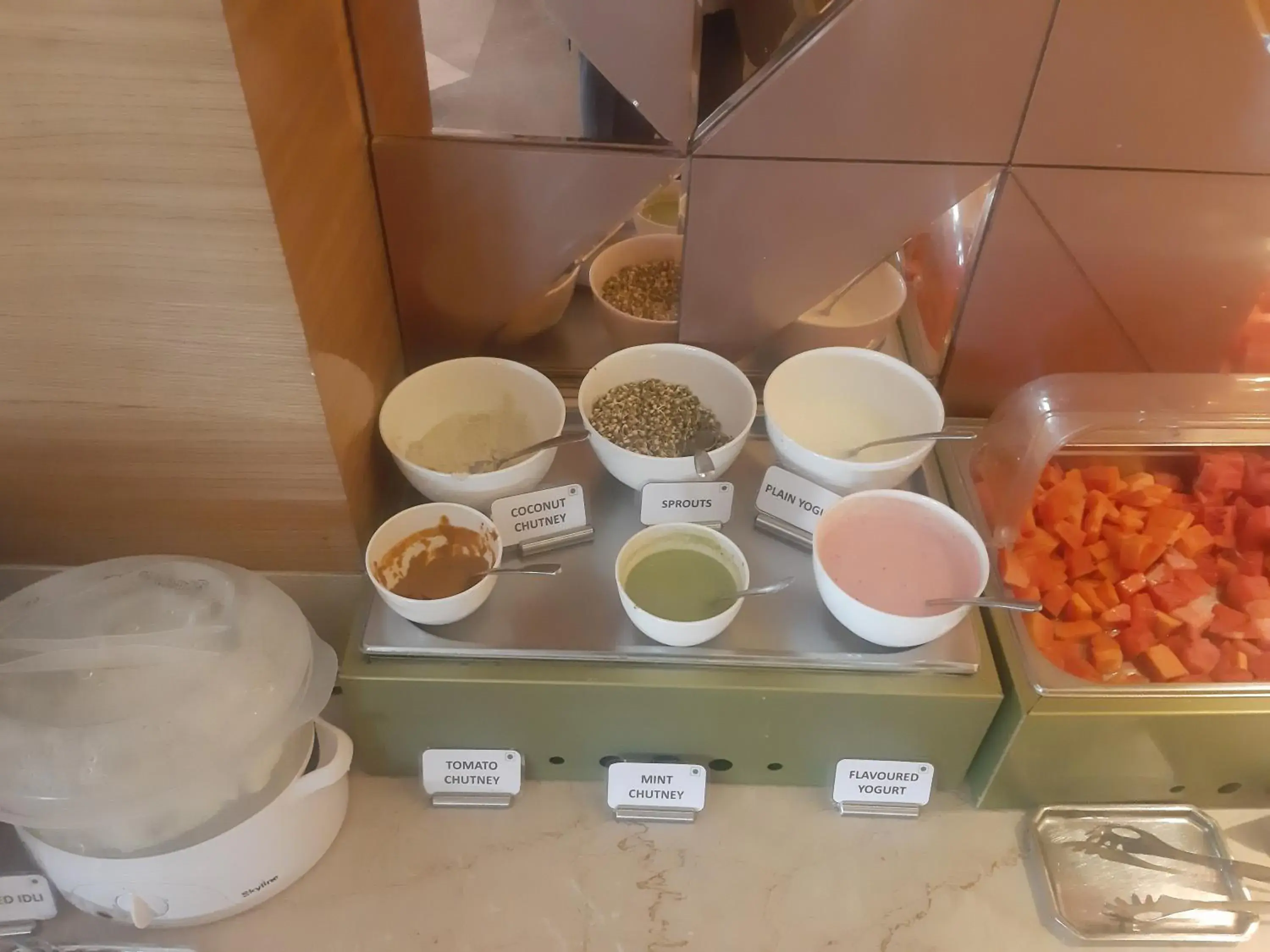 Breakfast in Best Western Vrindavan Breakfast in Best Western Vrindavan