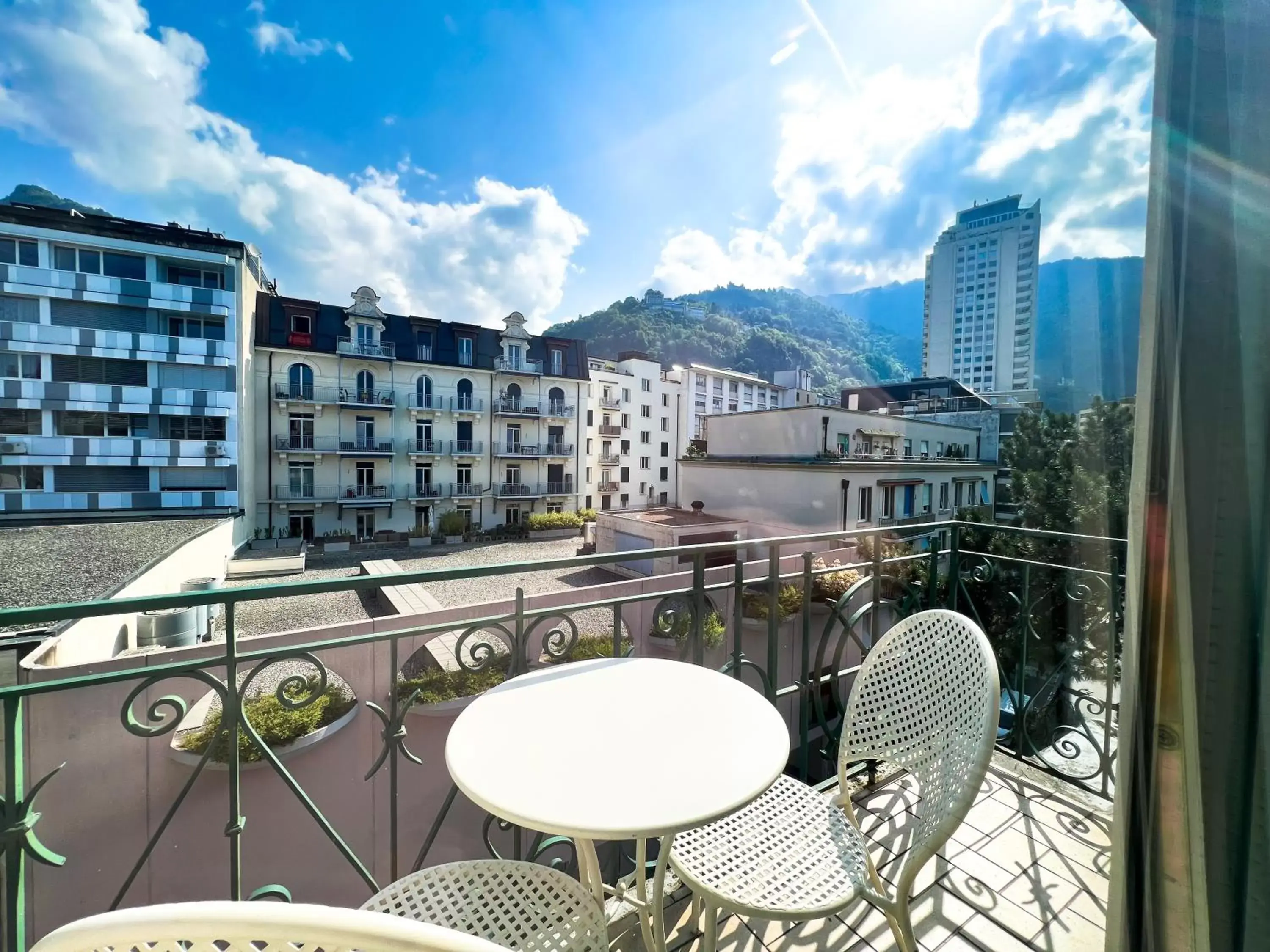 Balcony/Terrace in Hotel Eden Palace au Lac