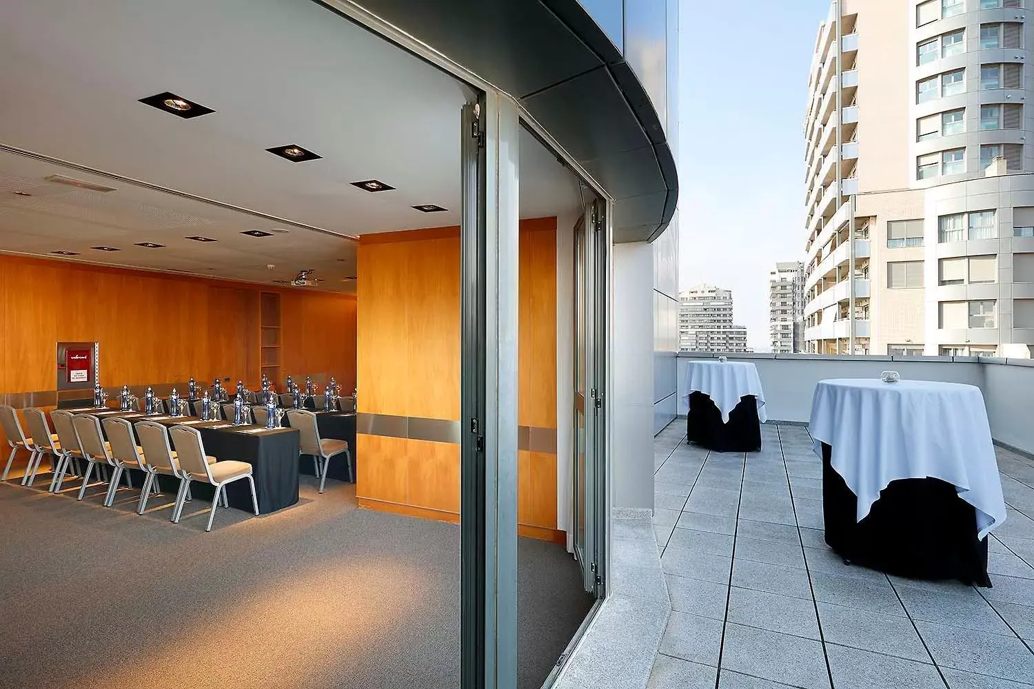 Balcony/Terrace in Eurostars Gran Valencia