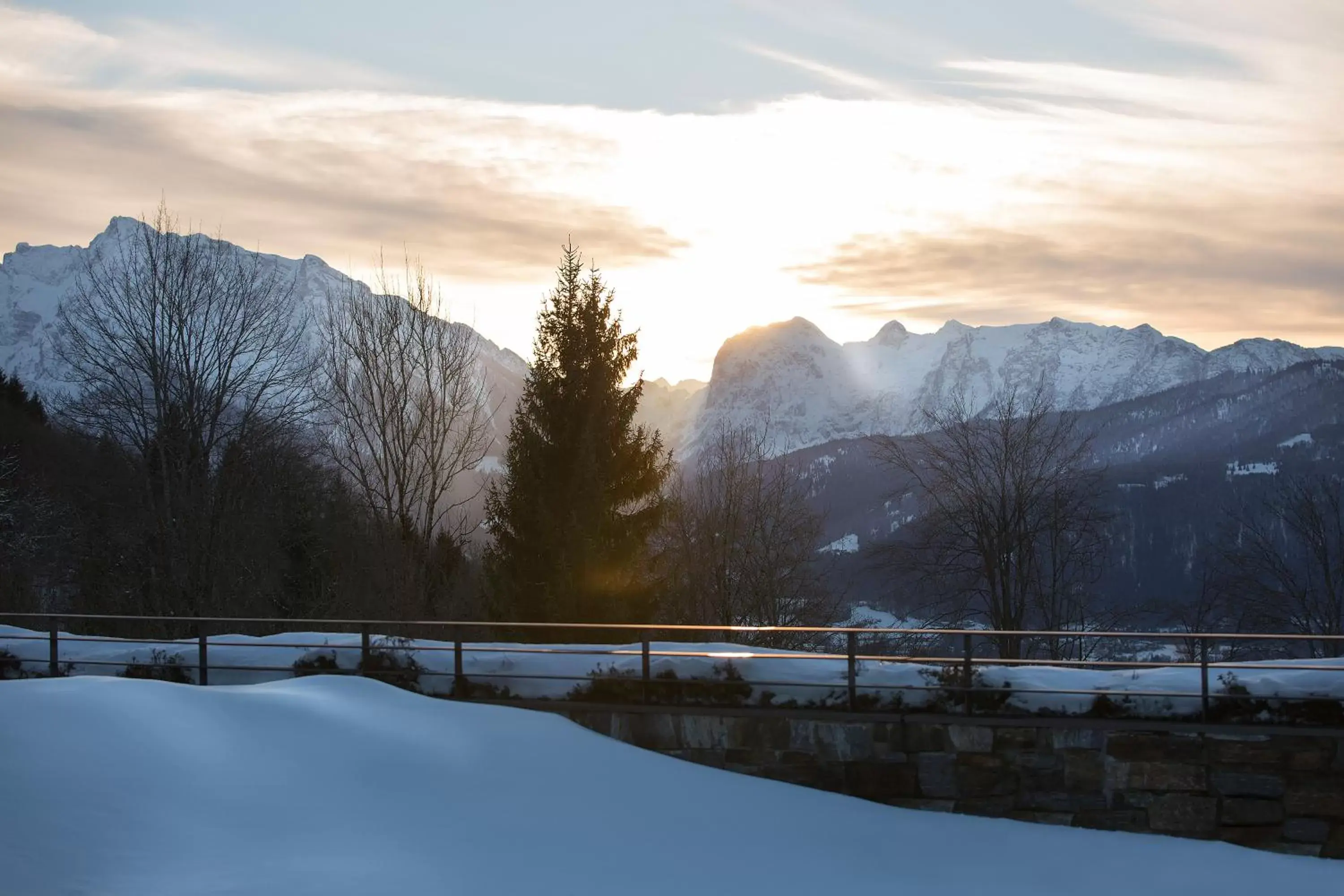 Natural landscape, Winter in Kempinski Hotel Berchtesgaden