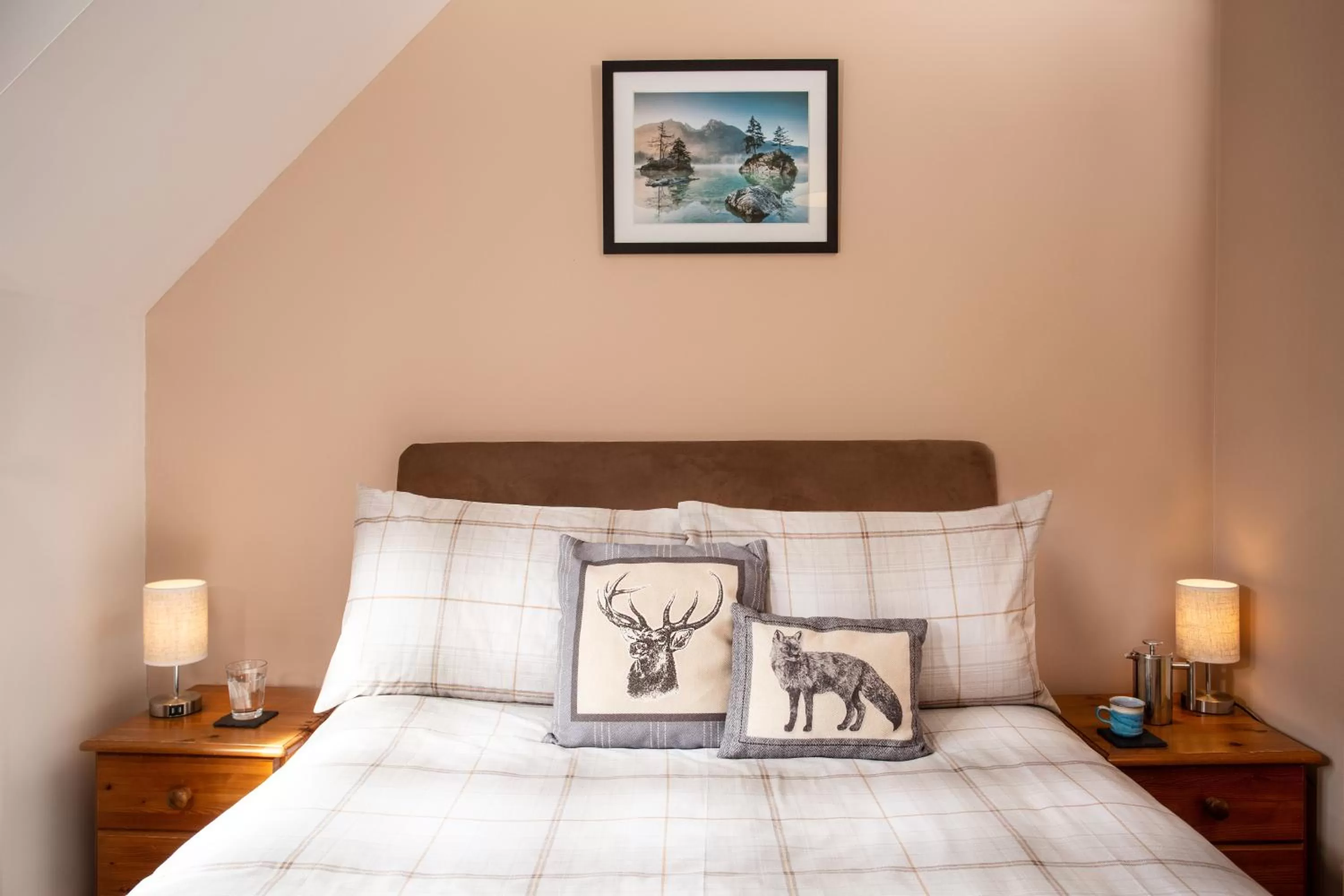 Bed in Beechwood Lodge