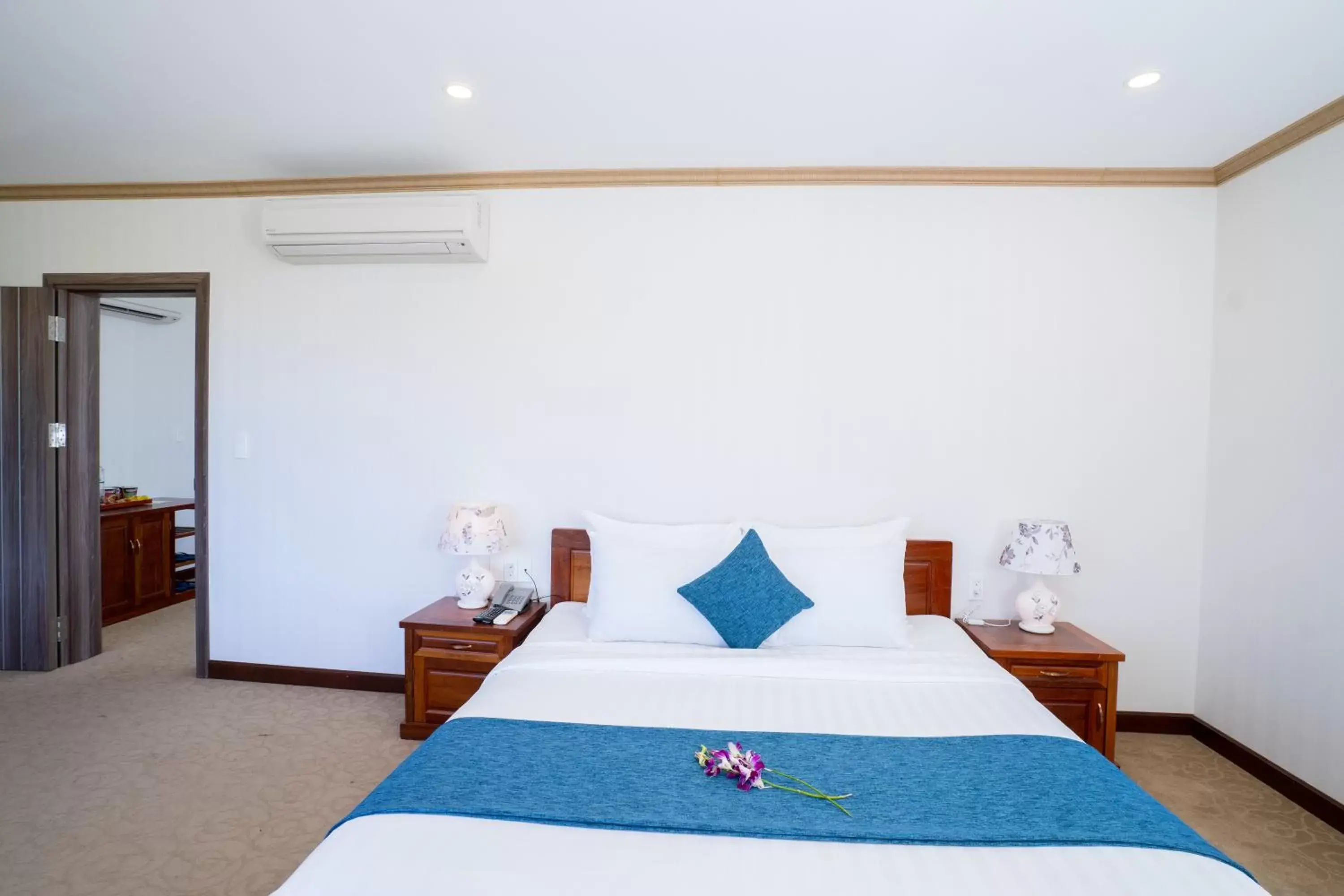 Bed in Navy Hotel Cam Ranh