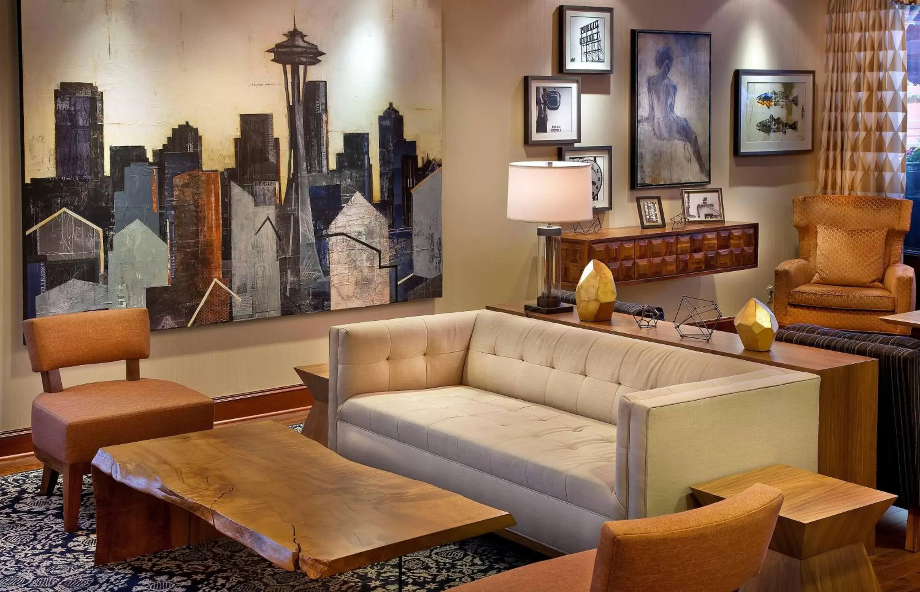 Lobby or reception in Warwick Seattle Lobby or reception in Warwick Seattle