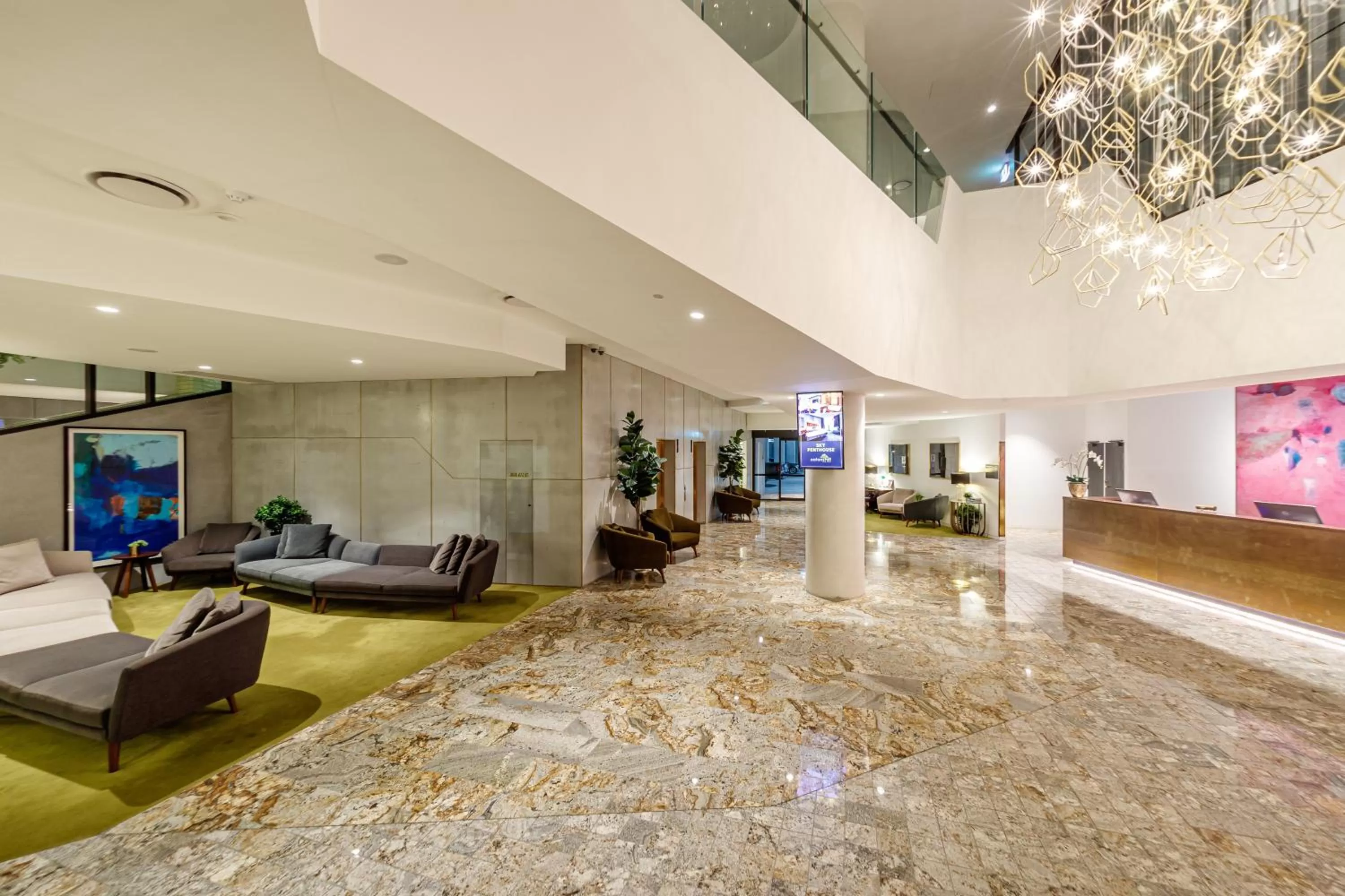 Lobby or reception in Eatons Hill Hotel