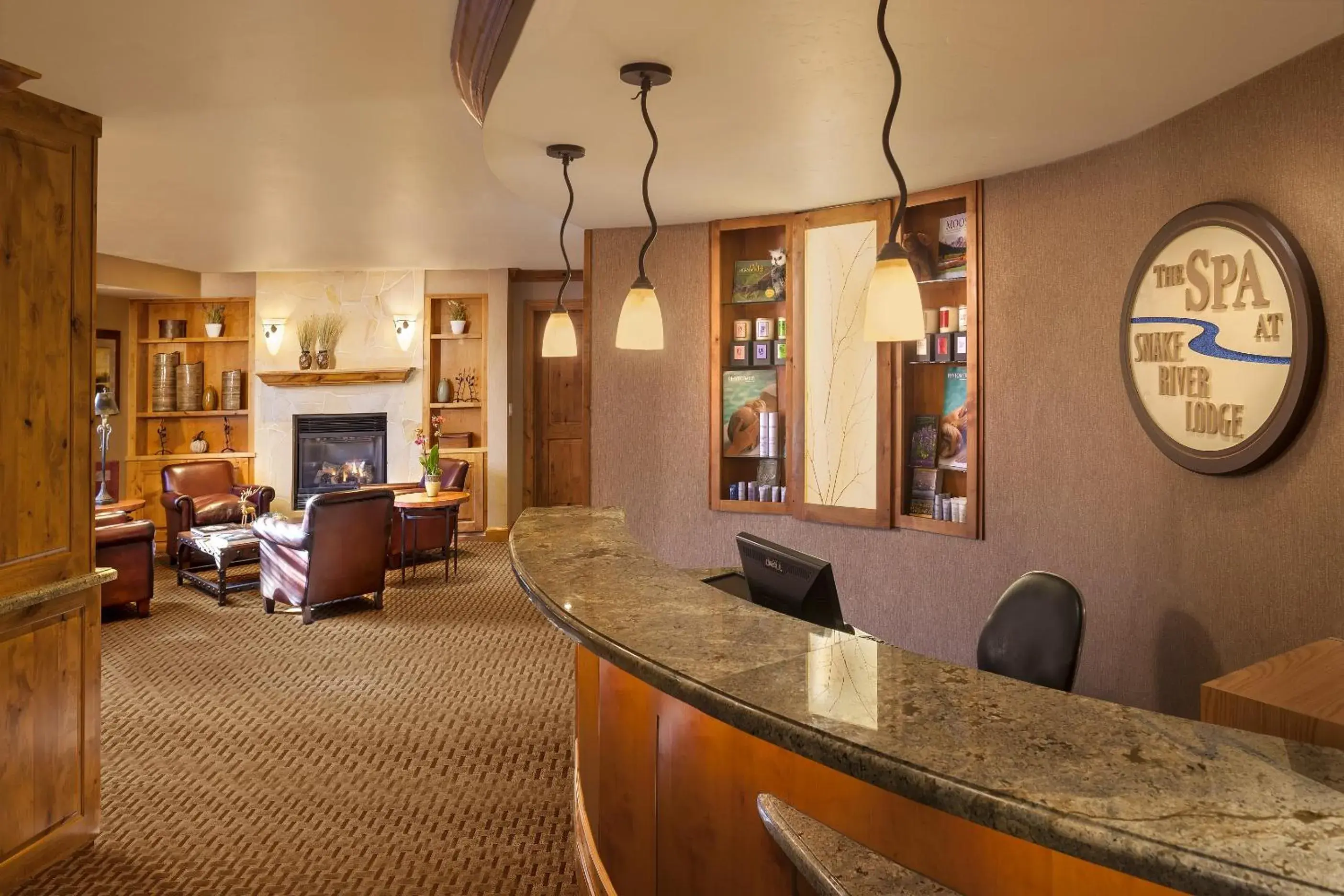 Hot Tub, Lobby/Reception in Snake River Lodge And Spa