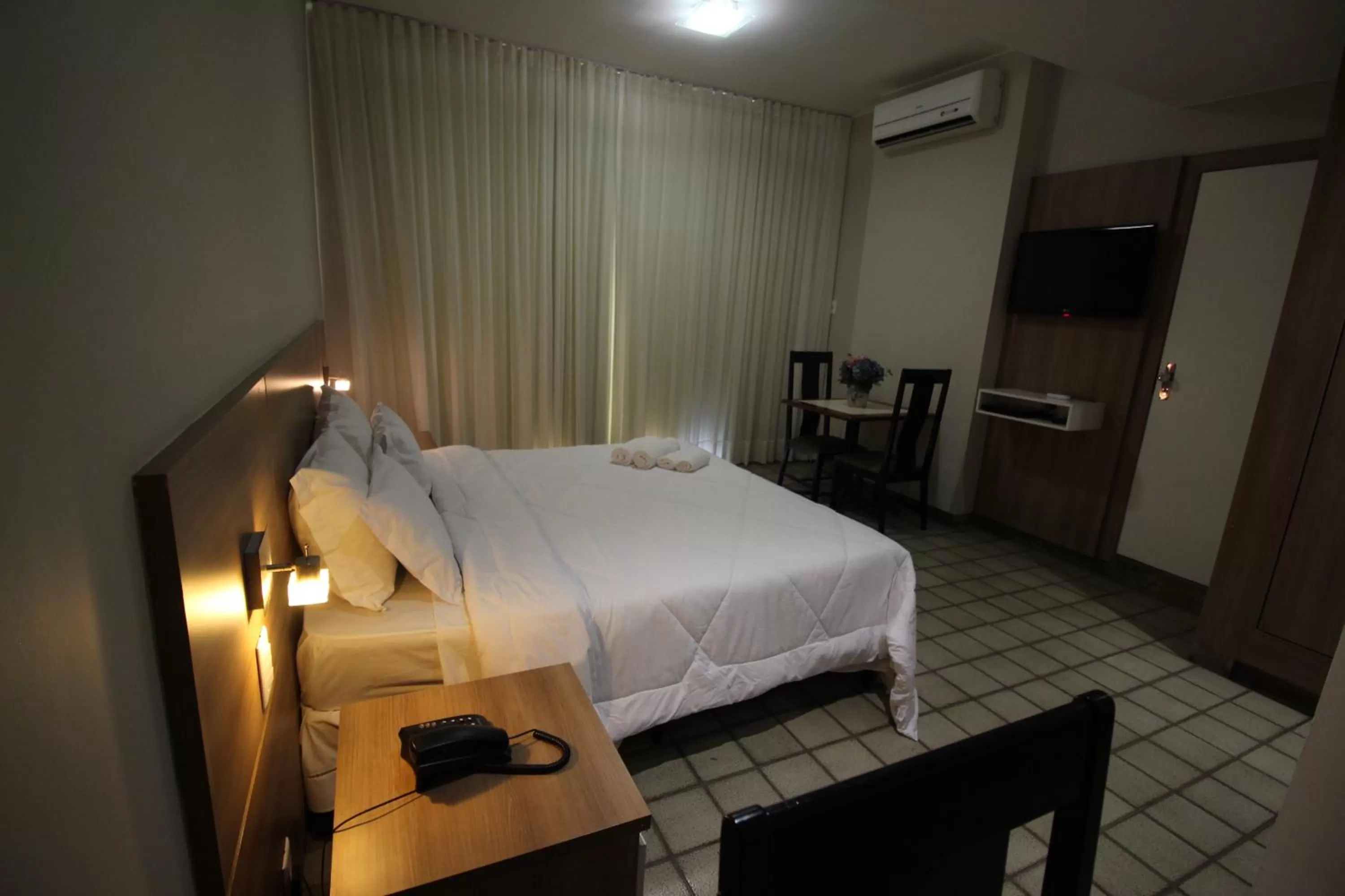 Bed in Hotel Regina Muriaé