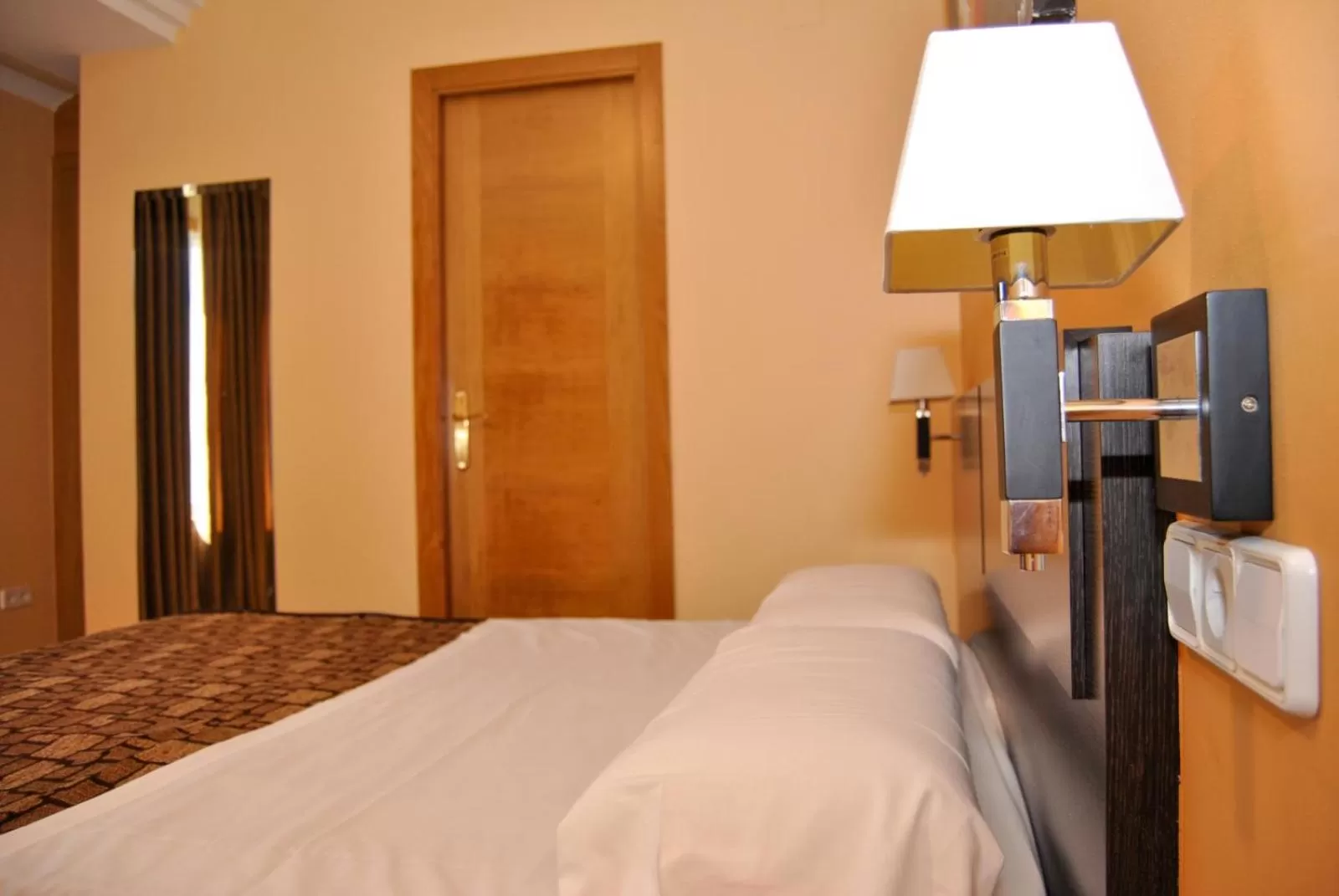 Bed in Hotel Reigosa