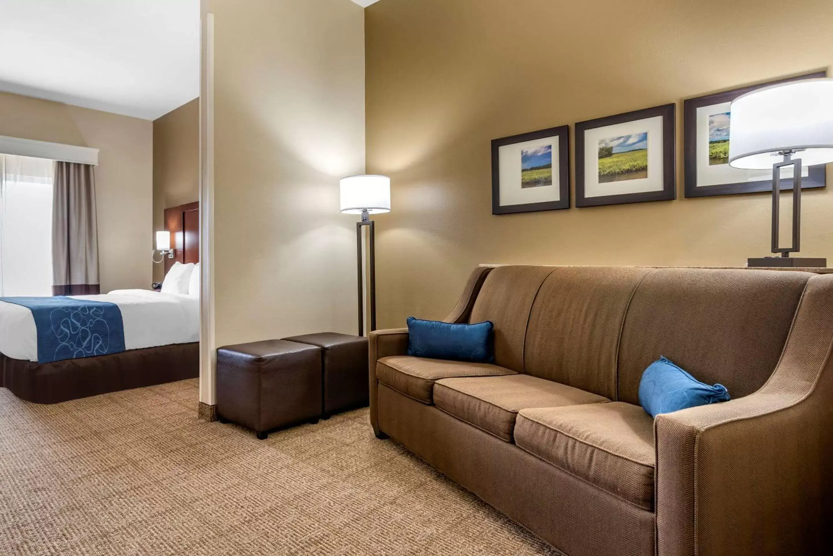 Photo of the whole room in Comfort Suites Niceville Near Eglin Air Force Base