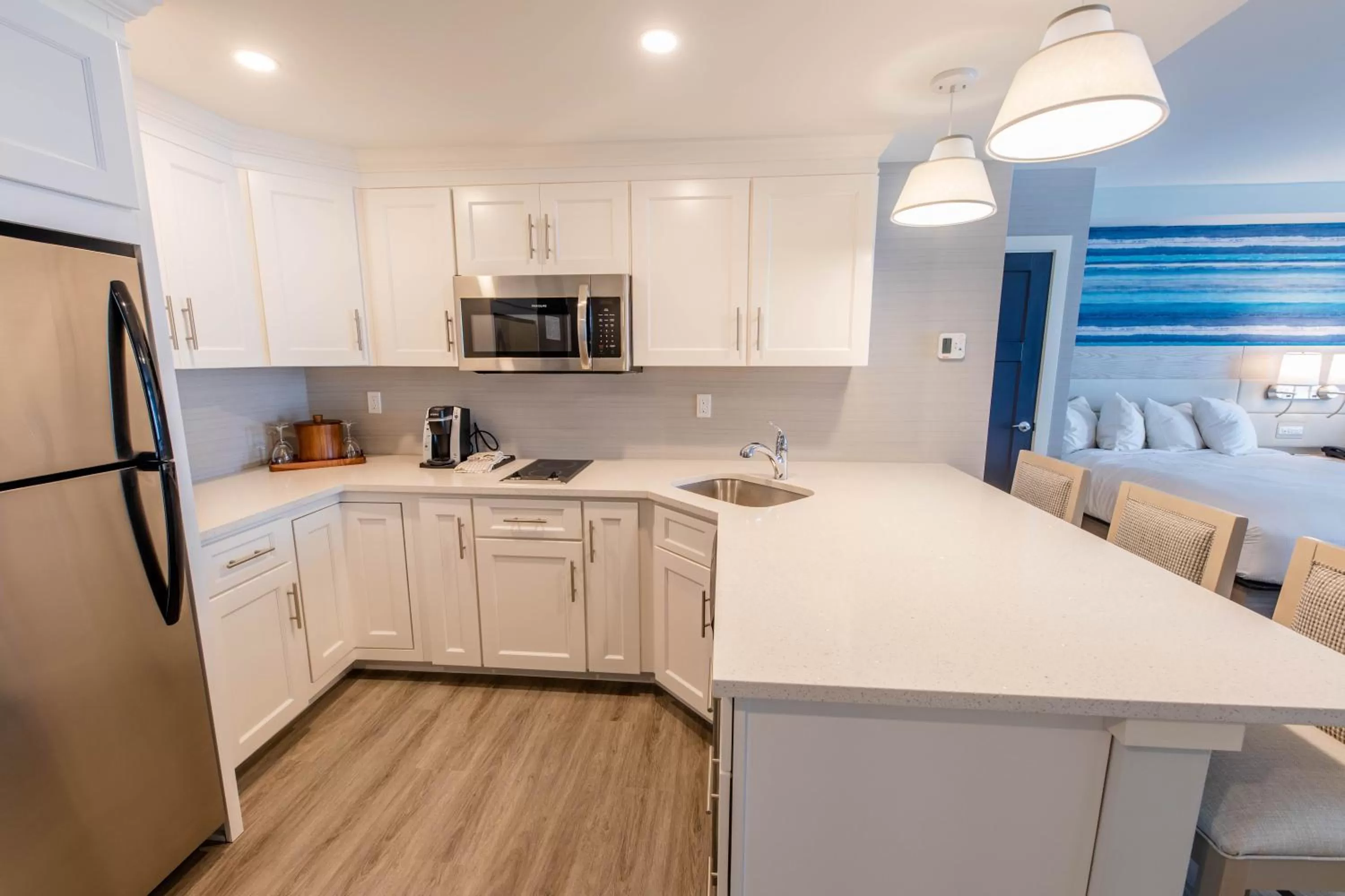 Kitchen or kitchenette in Hotel LBI