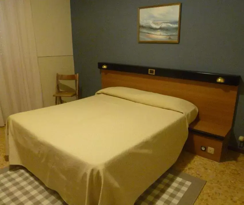 Bed in Hotel Da Cesare