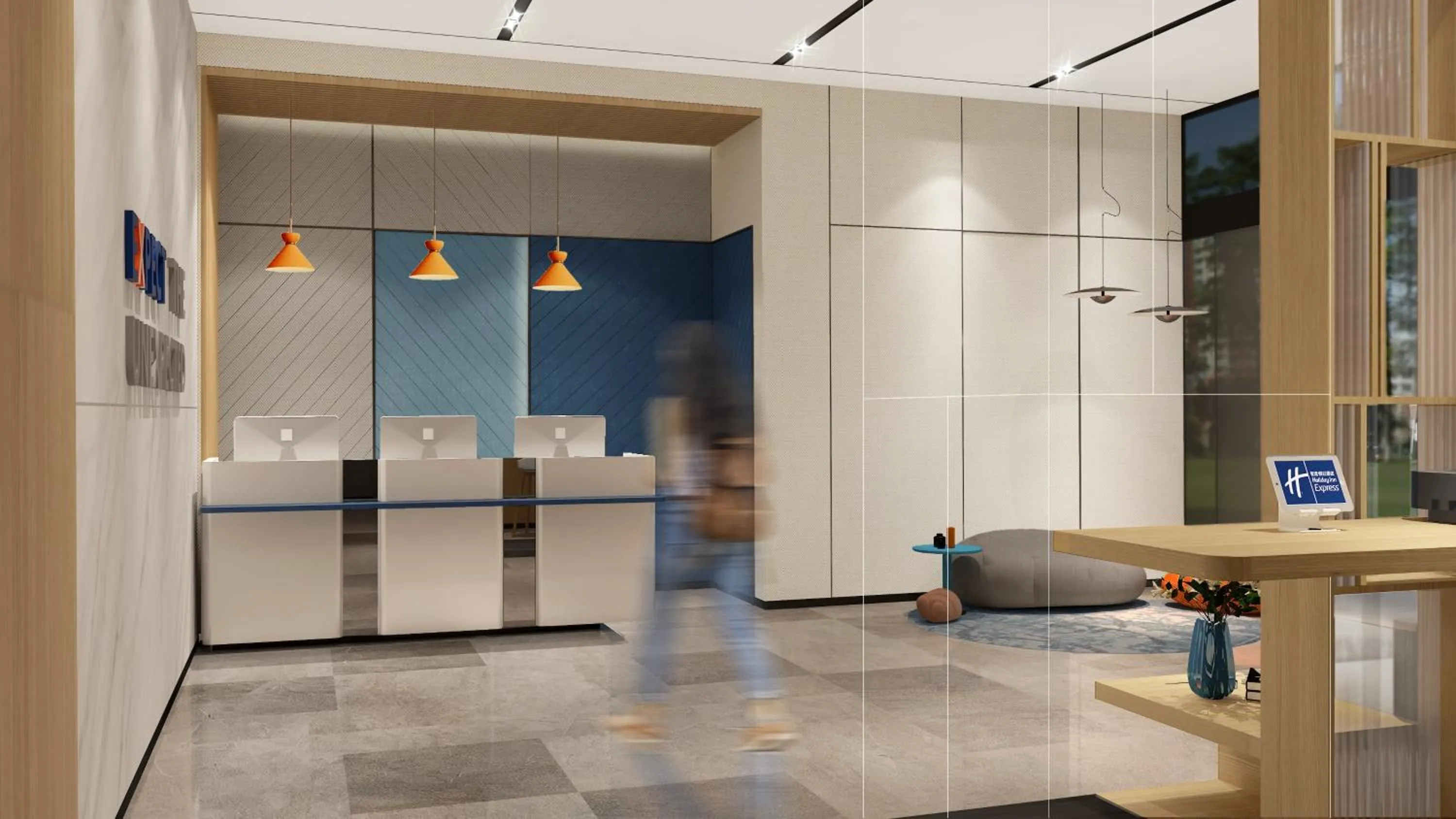 Lobby or reception in Holiday Inn Express Chongqing Caiyun Lake by IHG