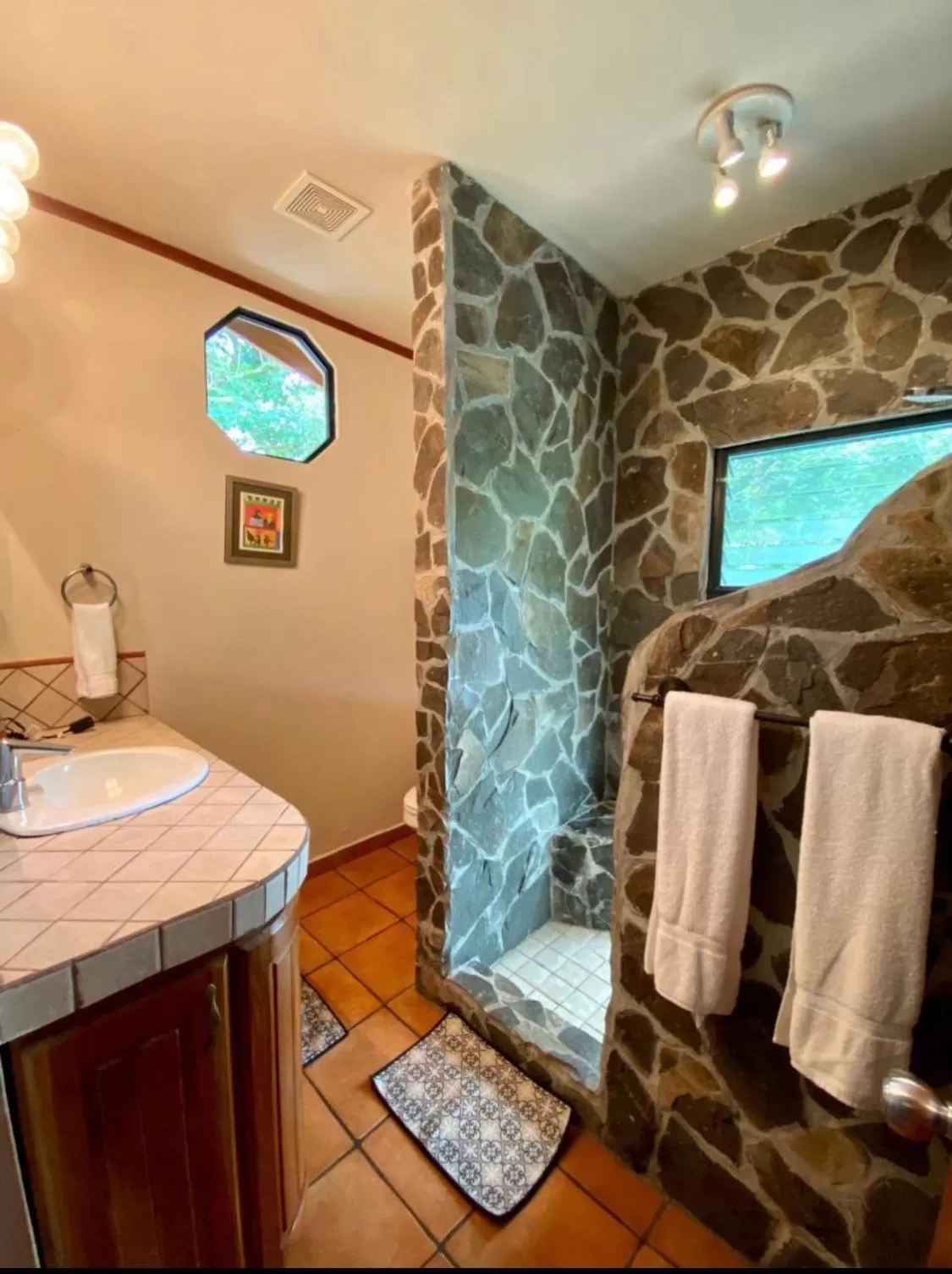 Bathroom in Cabanas Rio Encantado