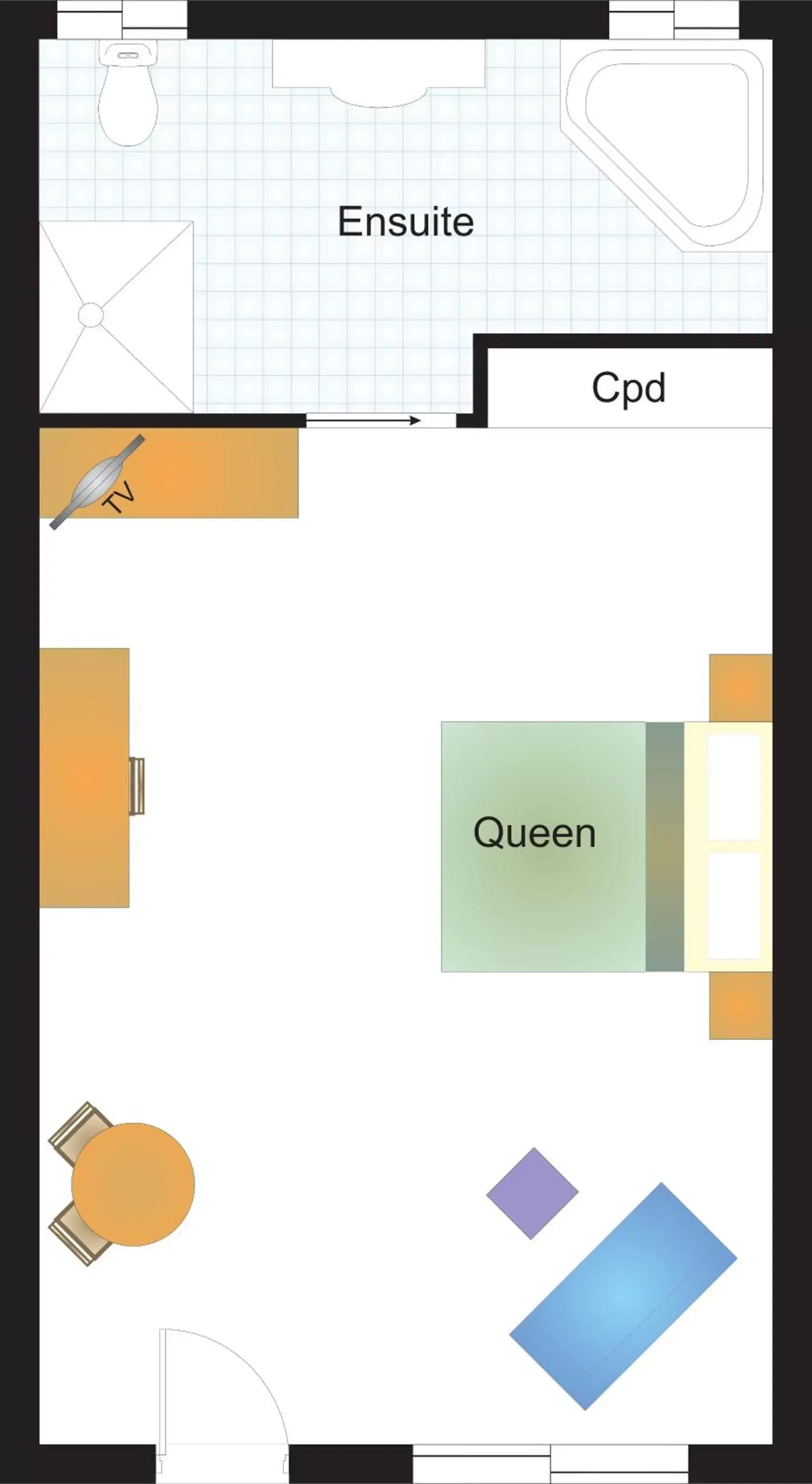 Floor Plan in Cardiff Motor Inn