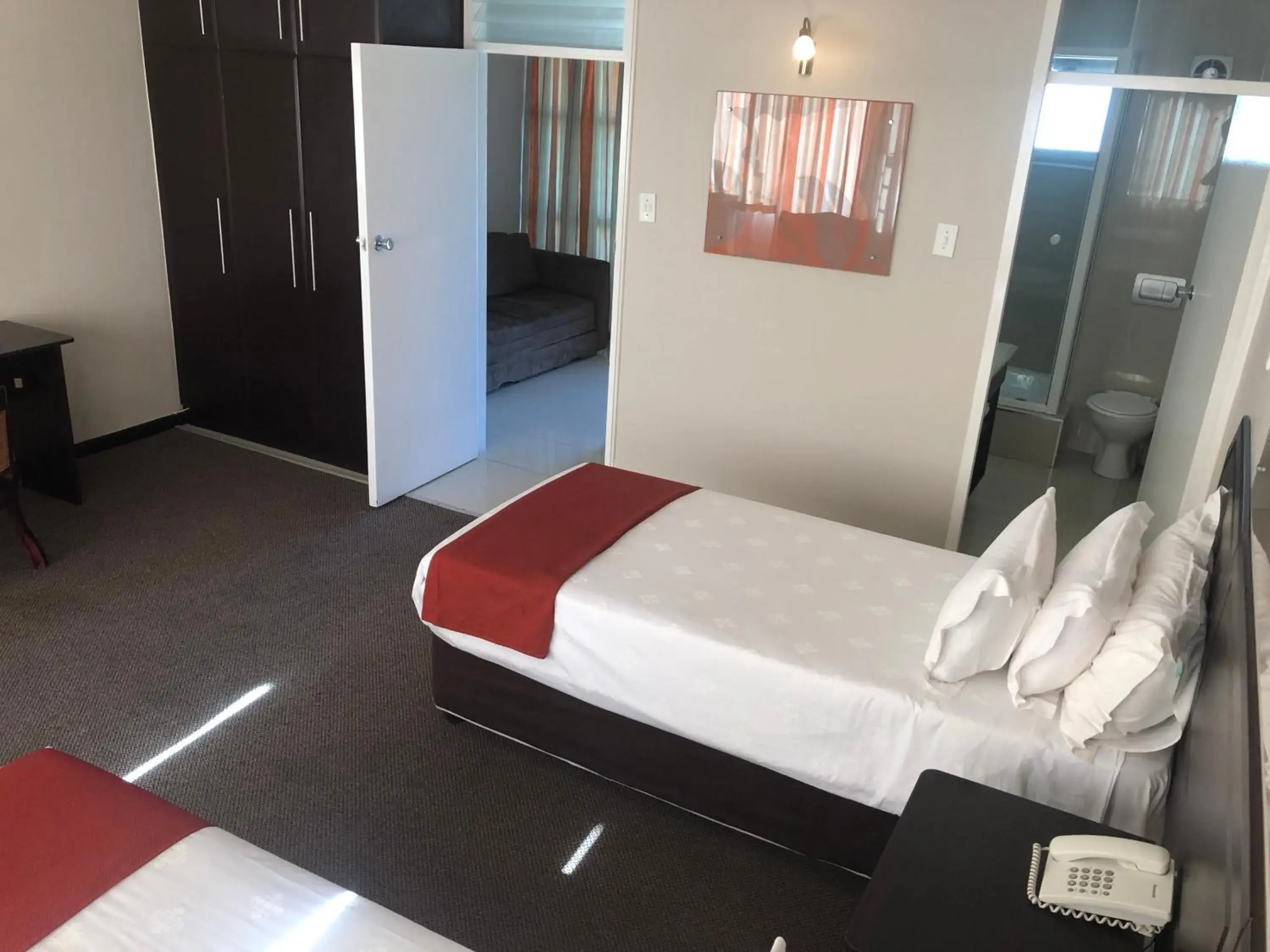 Bed in Coastlands Durban Self Catering Holiday Apartments