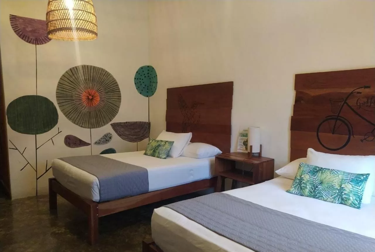 Bed in Hotel Sur Bacalar