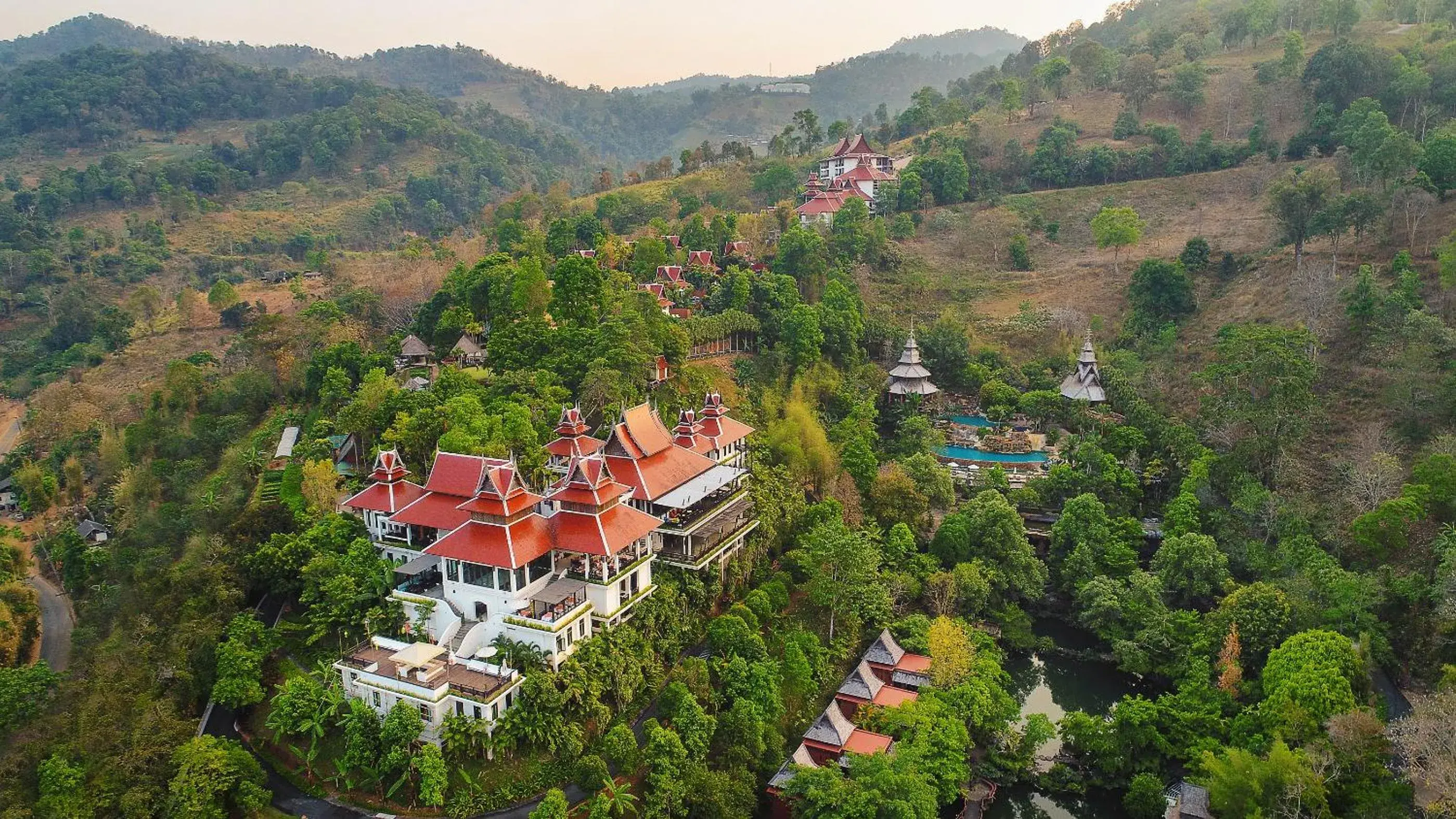 Property building, Bird's-eye View in Panviman Chiang Mai Spa Resort