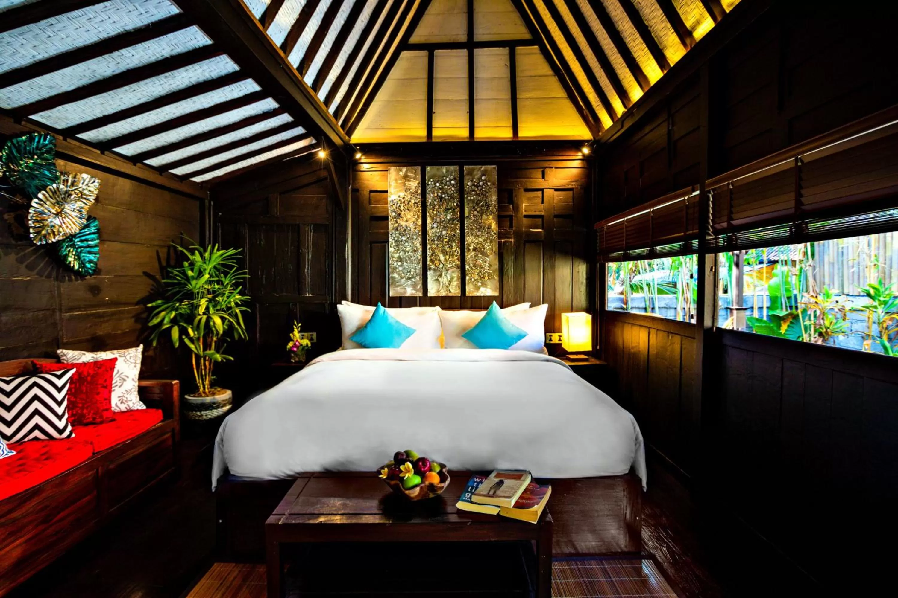 Bed in Canvas Escape Resort