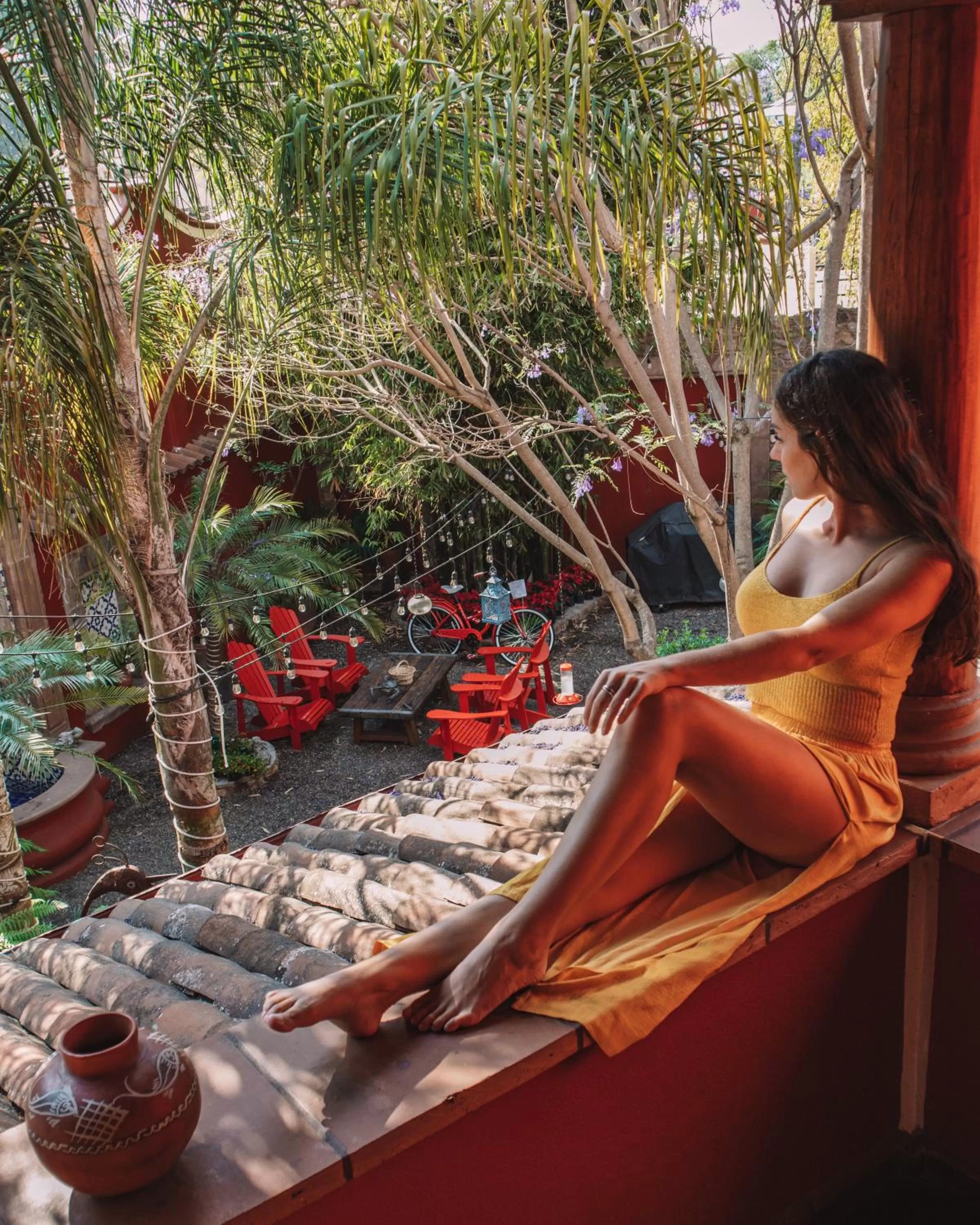 Balcony/Terrace in Hotel Boutique Casa Colorada