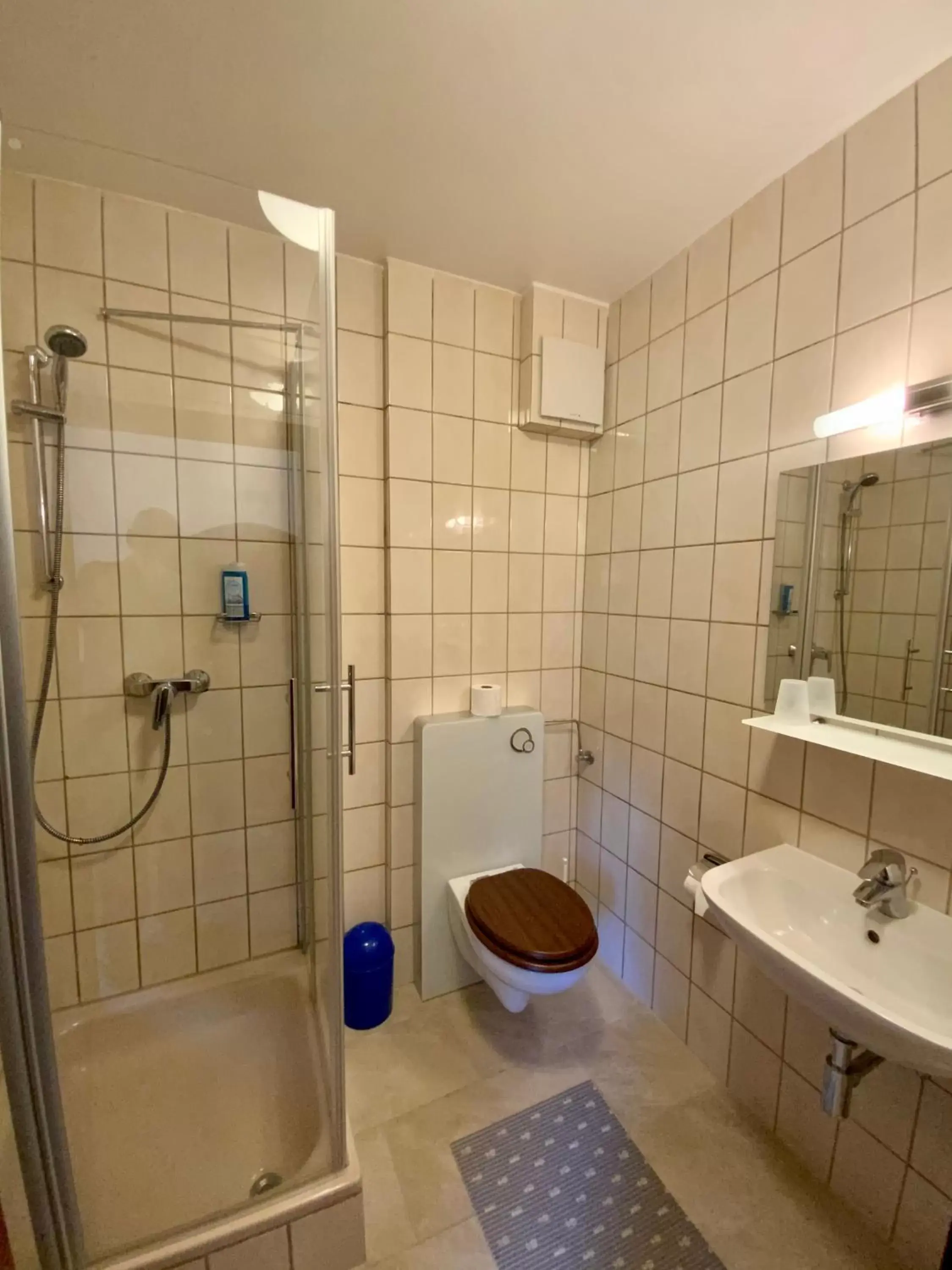 Shower, Bathroom in Hotel Attaché