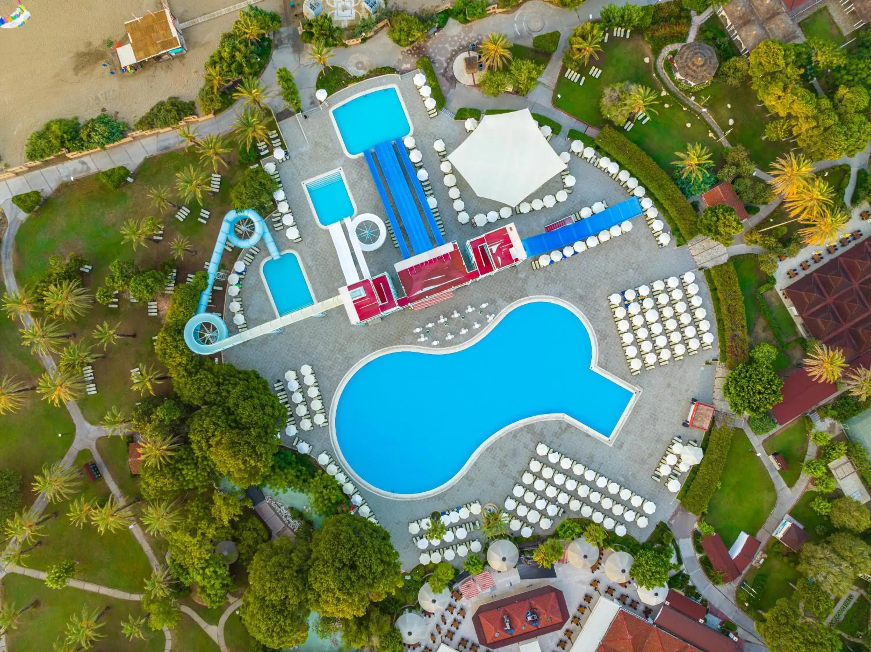 Bird's-eye View in Aquaworld Belek