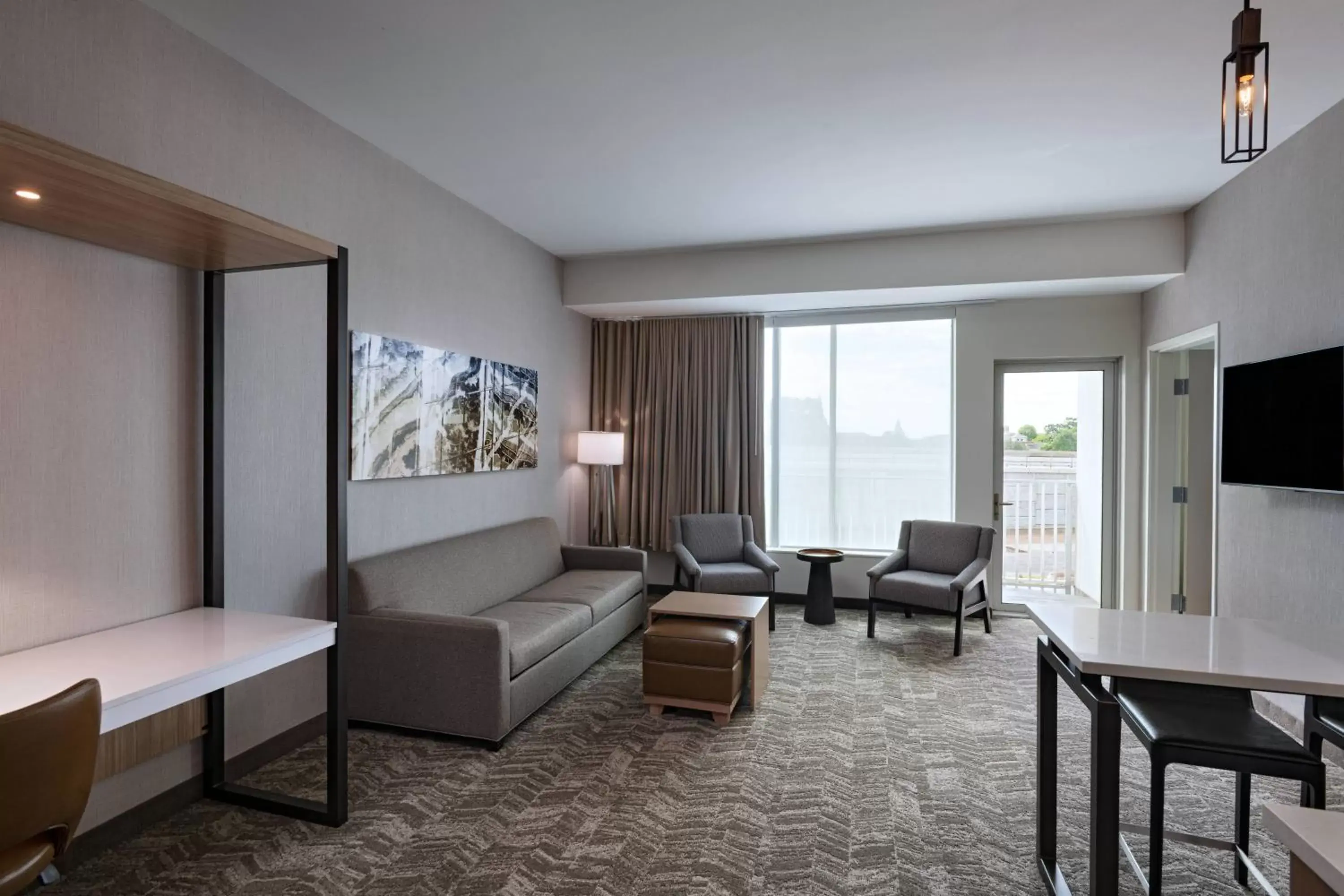 Living room, Seating Area in SpringHill Suites Waco