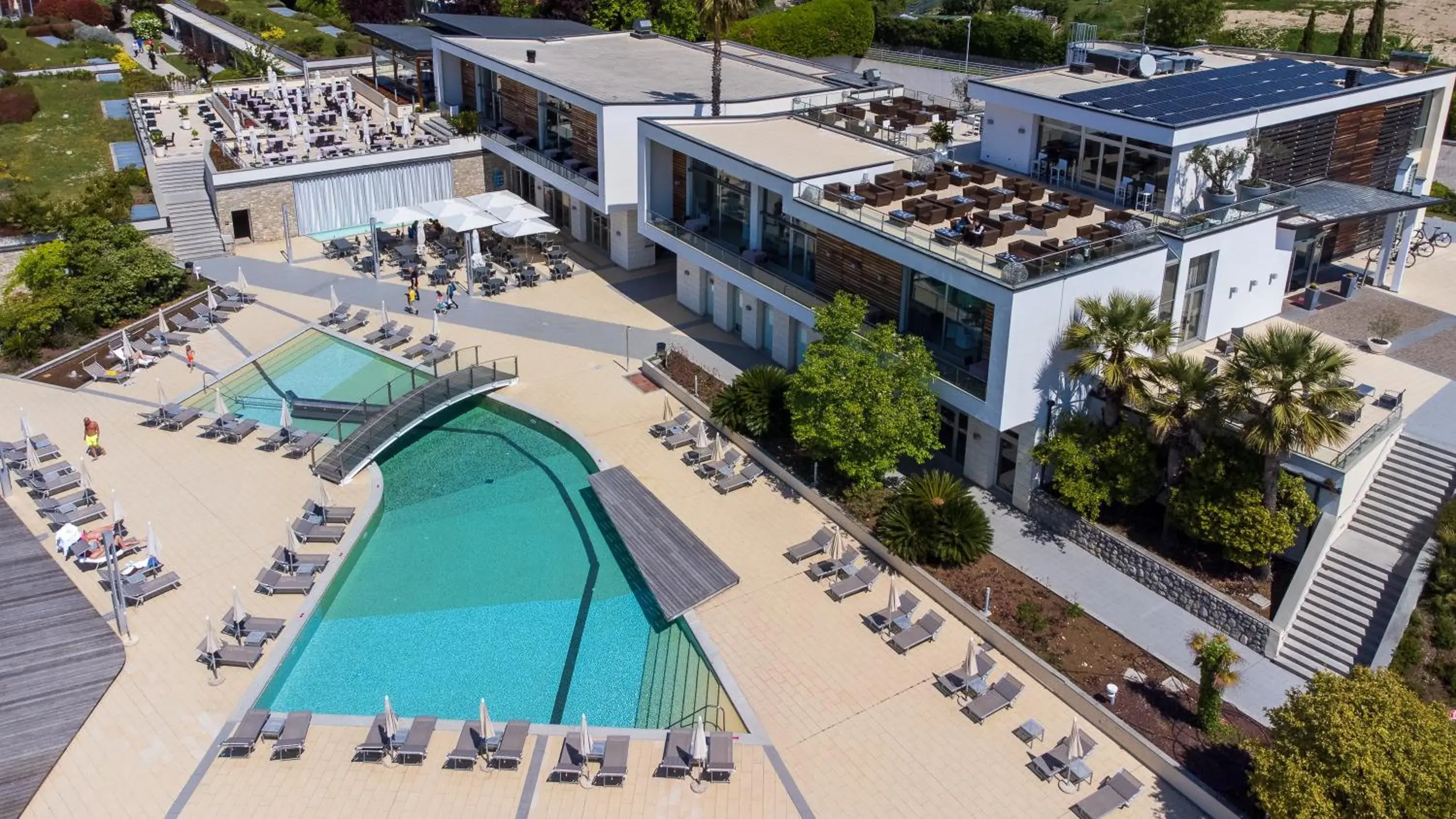 Swimming pool, Pool View in Parc Hotel Germano Suites & Apartments