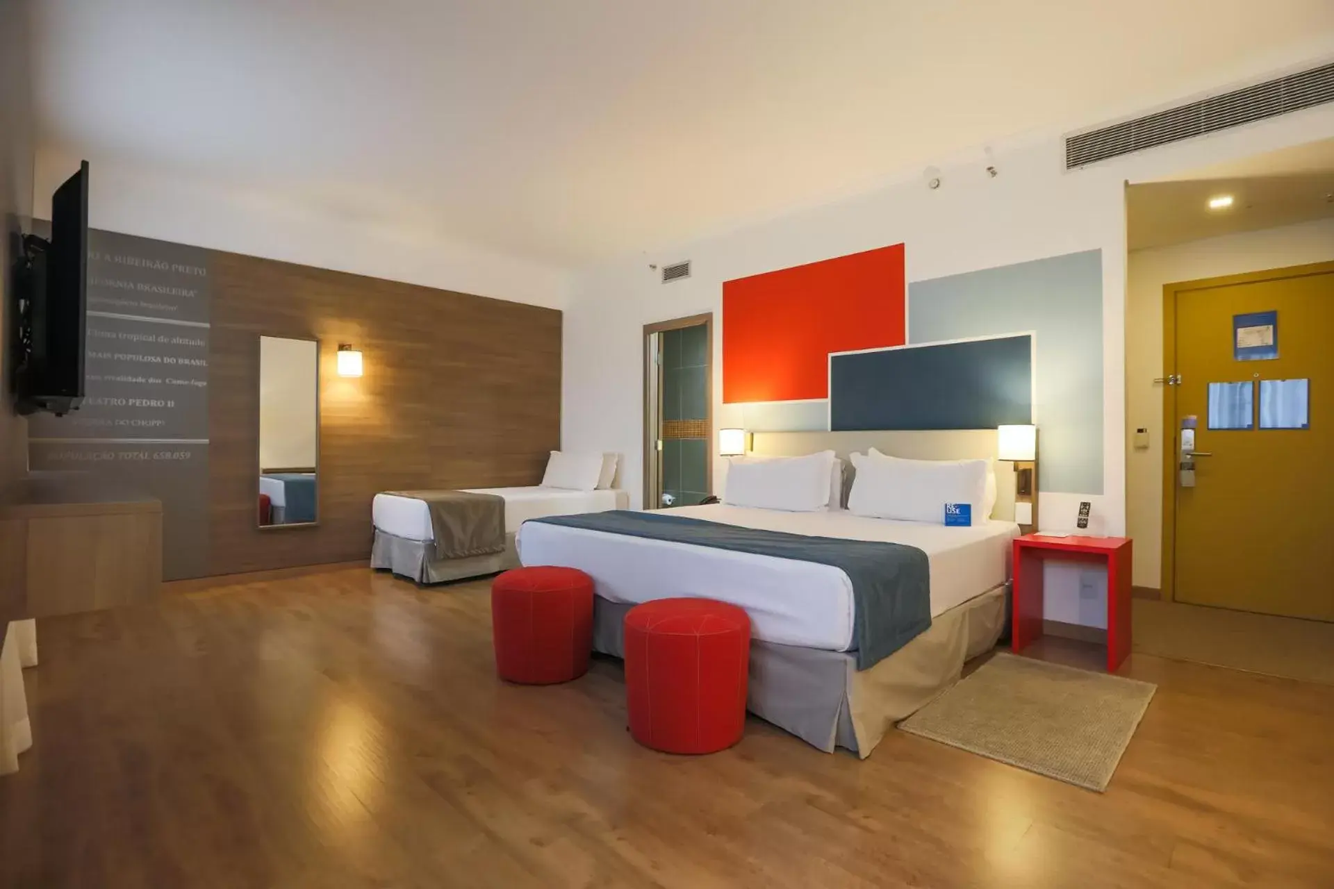 Bed in TRYP By Wyndham Ribeirão Preto