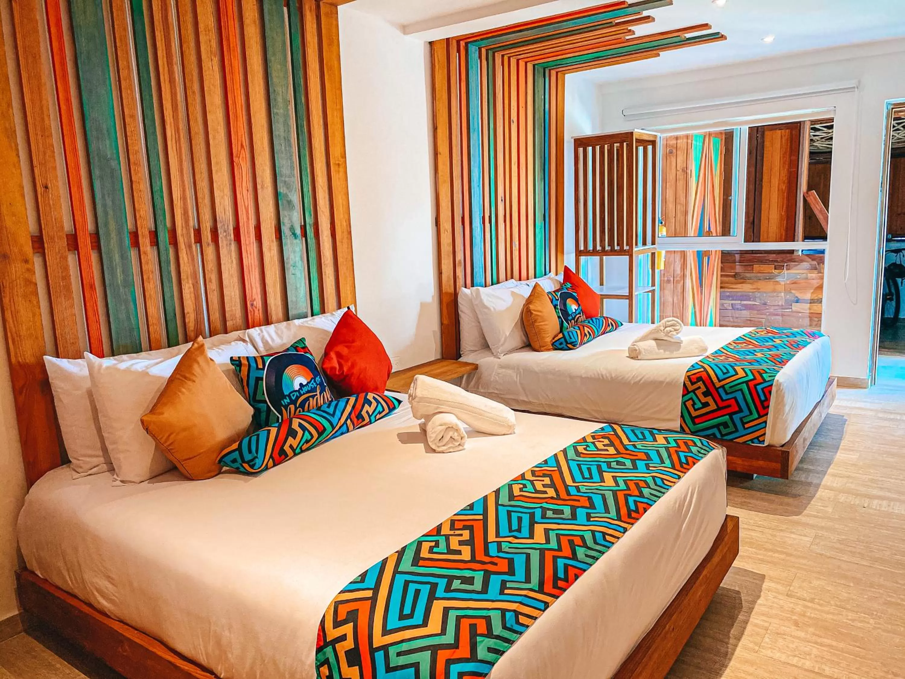 Bedroom, Bed in In Di House of Reggae Boutique