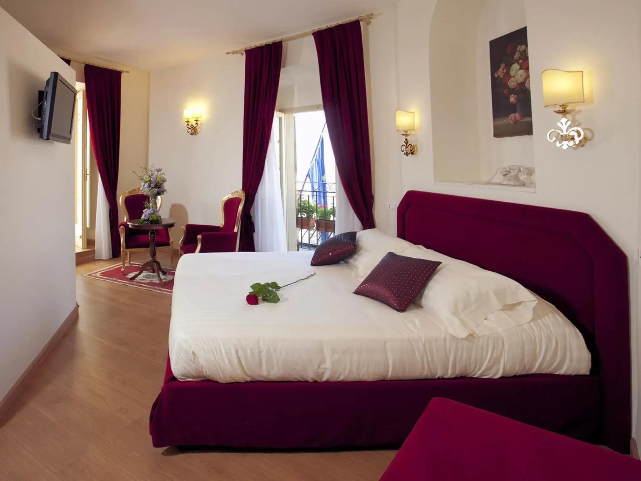 Spring, Bed in Giotto Hotel & Spa