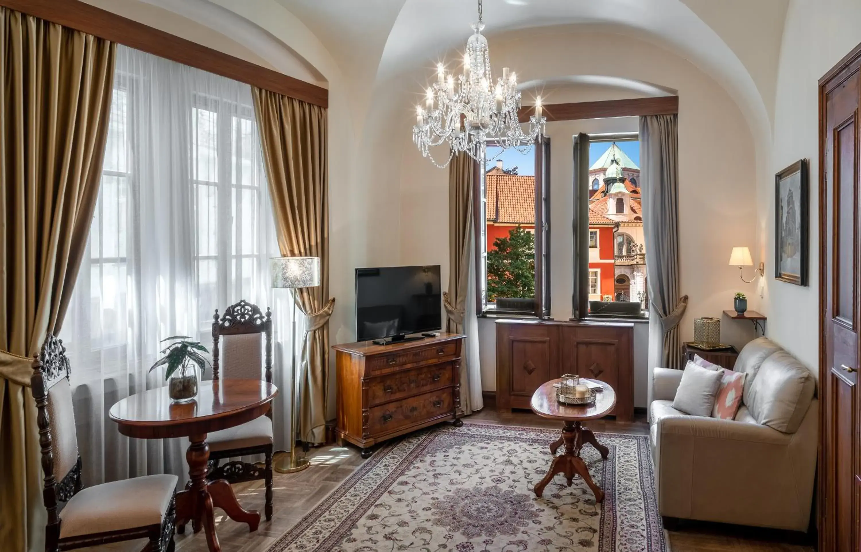 Bedroom, Seating Area in Aurus Hotel by Prague Residences